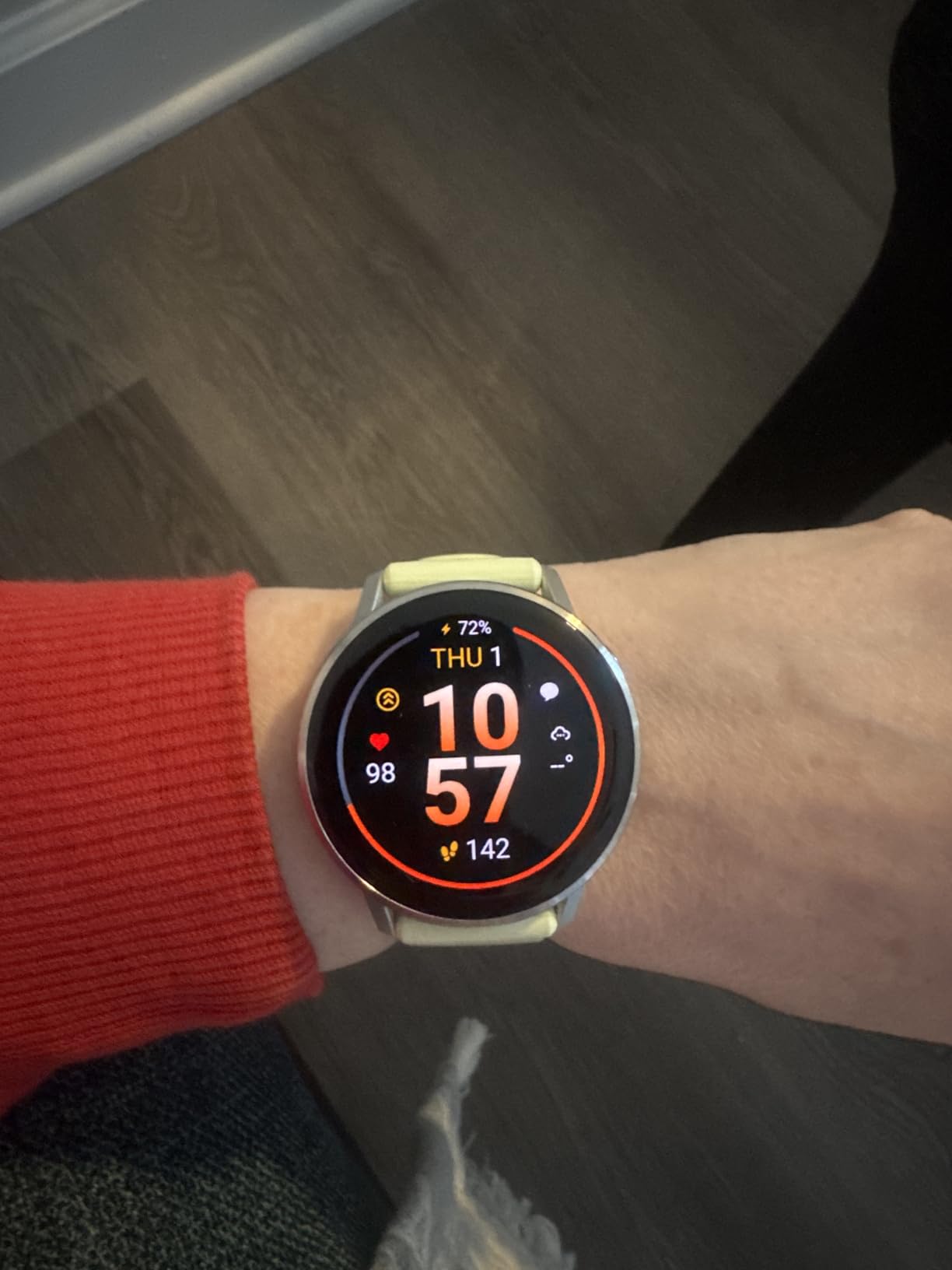 Garmin Venu 4, 45mm, Advanced Health and Fitness GPS Smartwatch, Bright and Colorful Display, Built-in Flashlight, 12 Days of Battery Life, Slate with Black Silicone Band customer photo 2