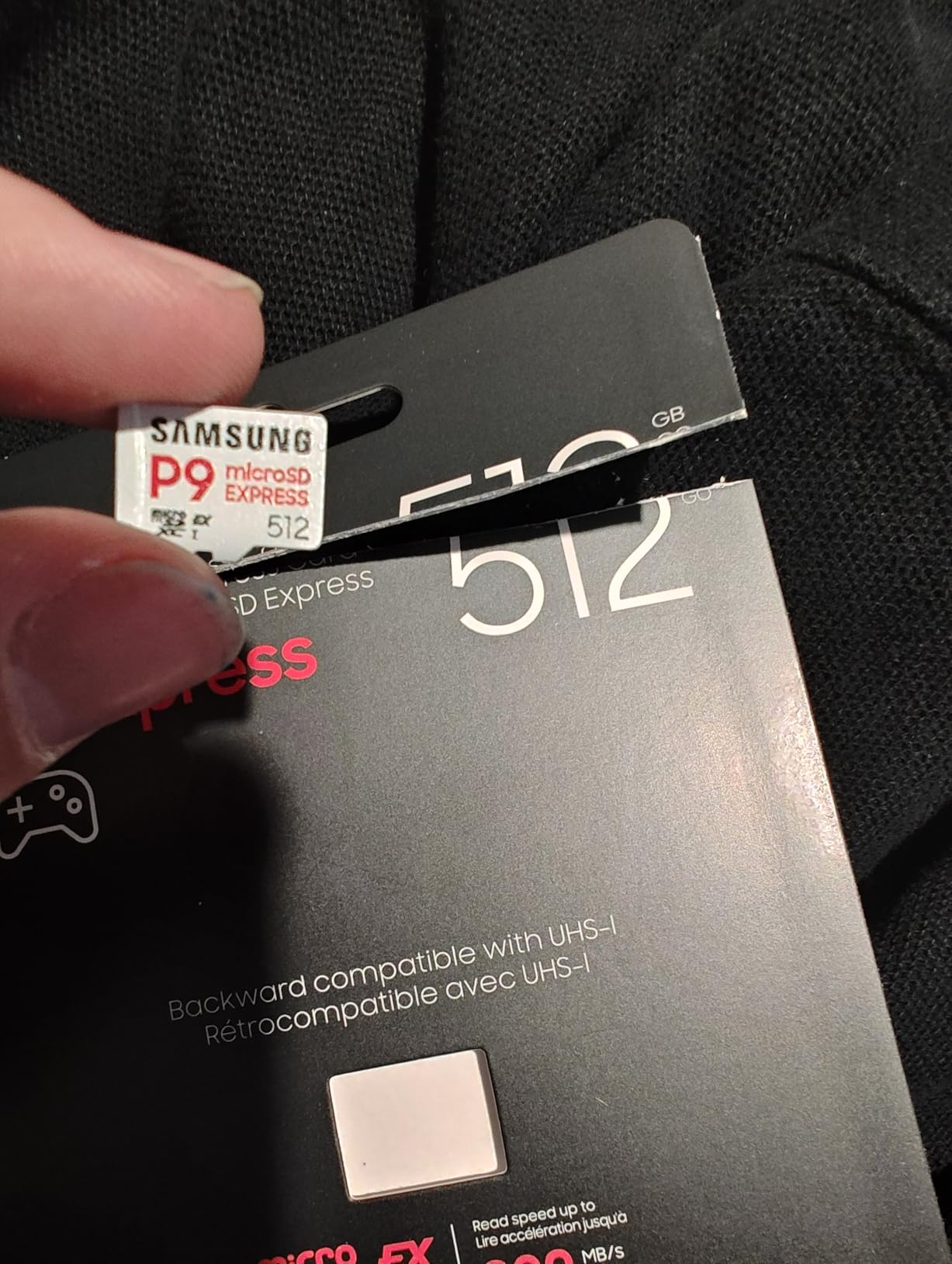 Samsung P9 Express microSD Express Card, 512GB microSDXC Memory Card, Up to 800 MB/s, for Nintendo-Switch 2, (MB MK512T/AM) Customer Review Samsung P9 Express microSD Express Card, 512GB microSDXC Memory Card, Up to 800 MB/s, for Nintendo-Switch 2, (MB MK512T/AM) - Customer Photo 1