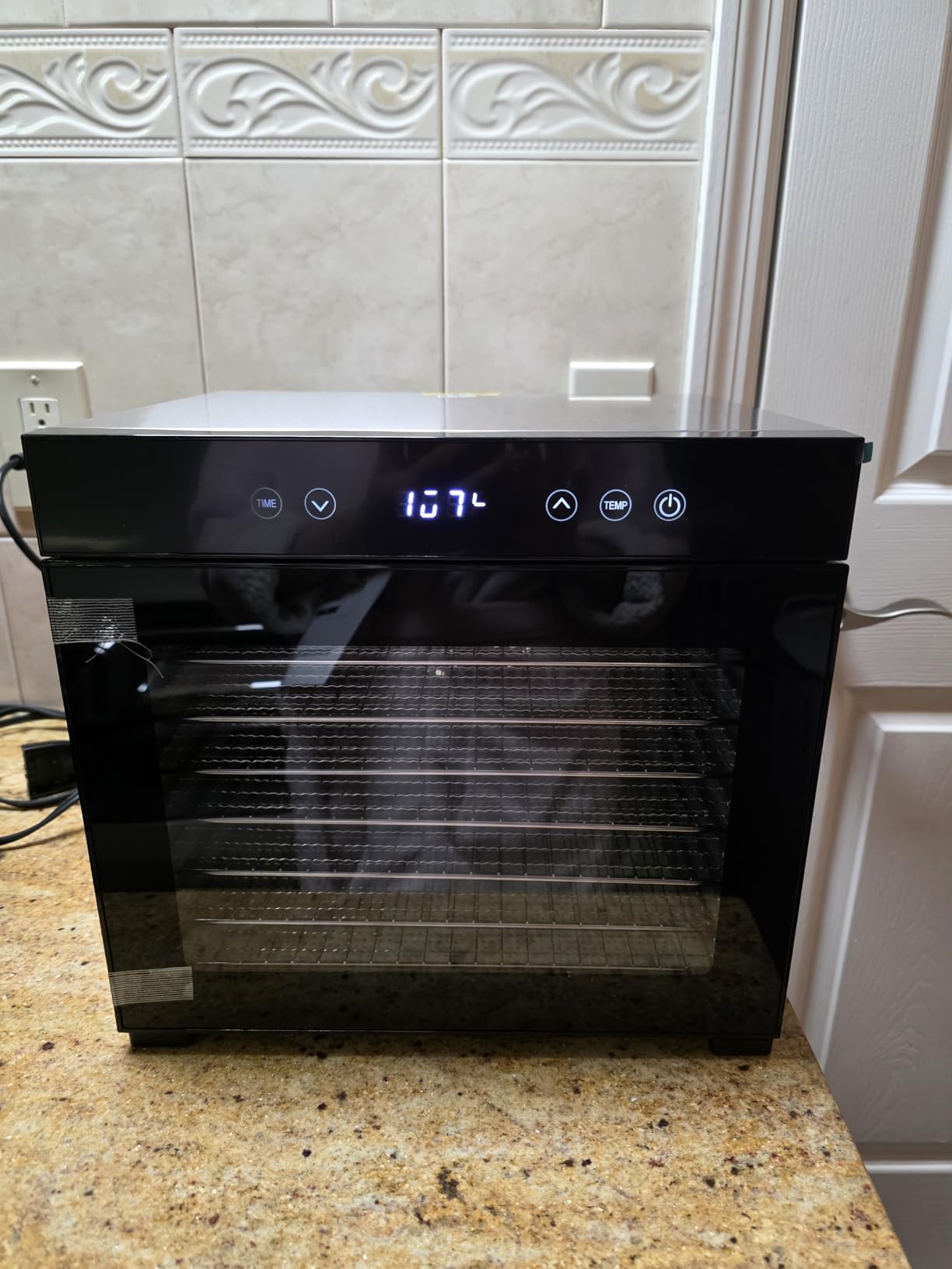 Food Dehydrator 8 Trays, Adjustable Timer & Temperature Control Stainless Steel 650W Dehydrator for Jerky, Fruit, Herbs, Dog Treats Customer Review Food Dehydrator 8 Trays, Adjustable Timer & Temperature Control Stainless Steel 650W Dehydrator for Jerky, Fruit, Herbs, Dog Treats - Customer Photo 1