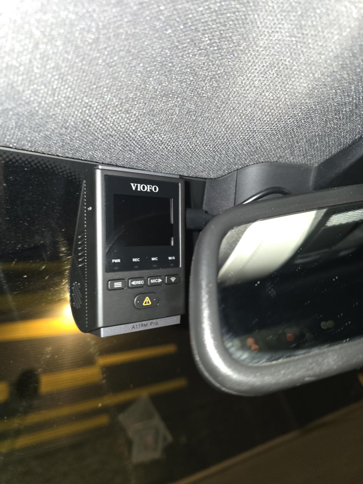 VIOFO A119M Pro 4K HDR MINI Dash Cam, STARVIS 2 IMX678 Sensor, Front Dash Camera for Cars, Wi-Fi 6, Quad-Mode GPS, Voice Control, Night Vision 2.0, 24H Parking Mode, Supercapacitor - Customer Photo 2