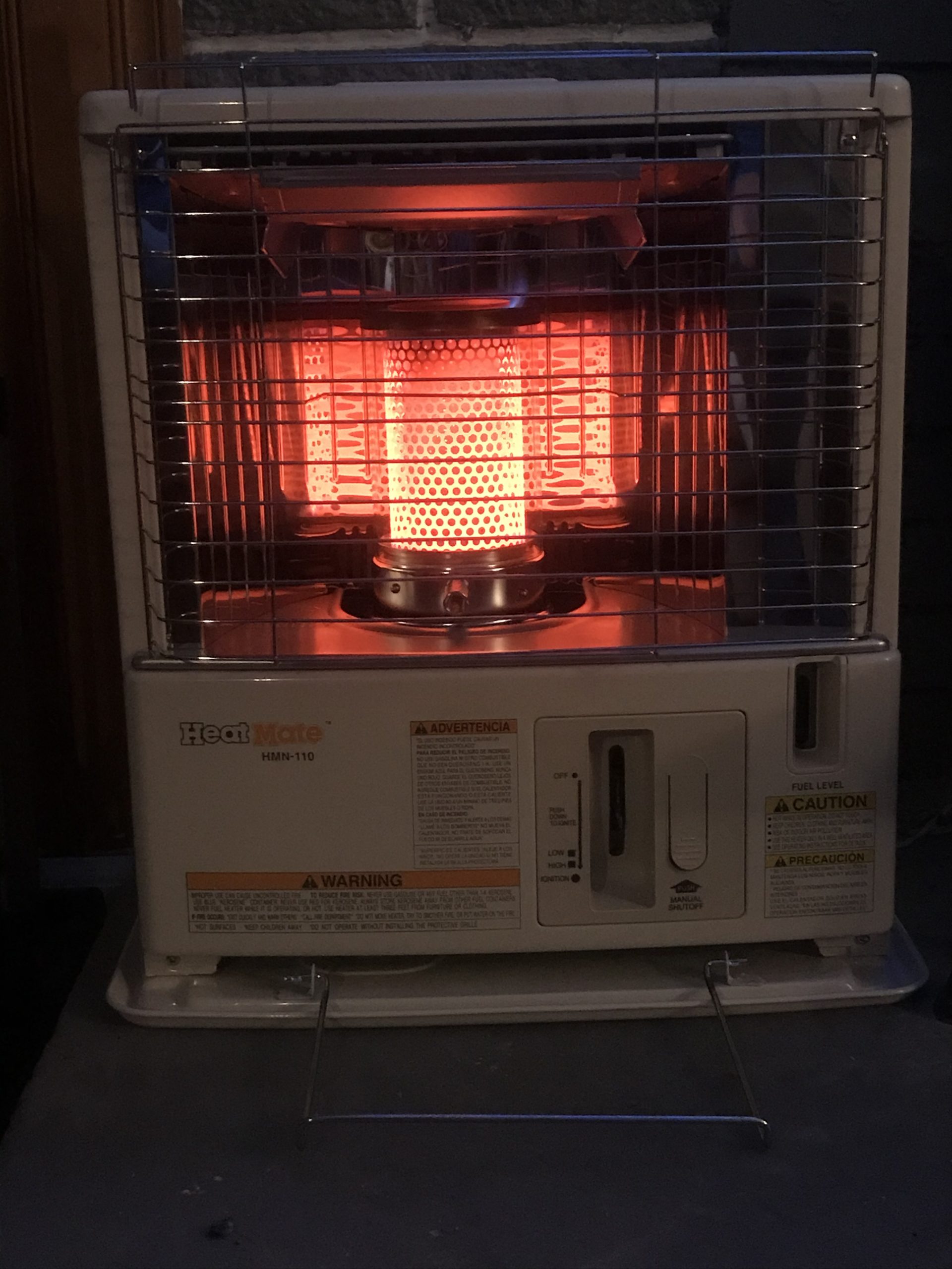 Sengoku HeatMate Portable Kerosene Heater, 10,000 BTU, Cordless, White customer photo 2