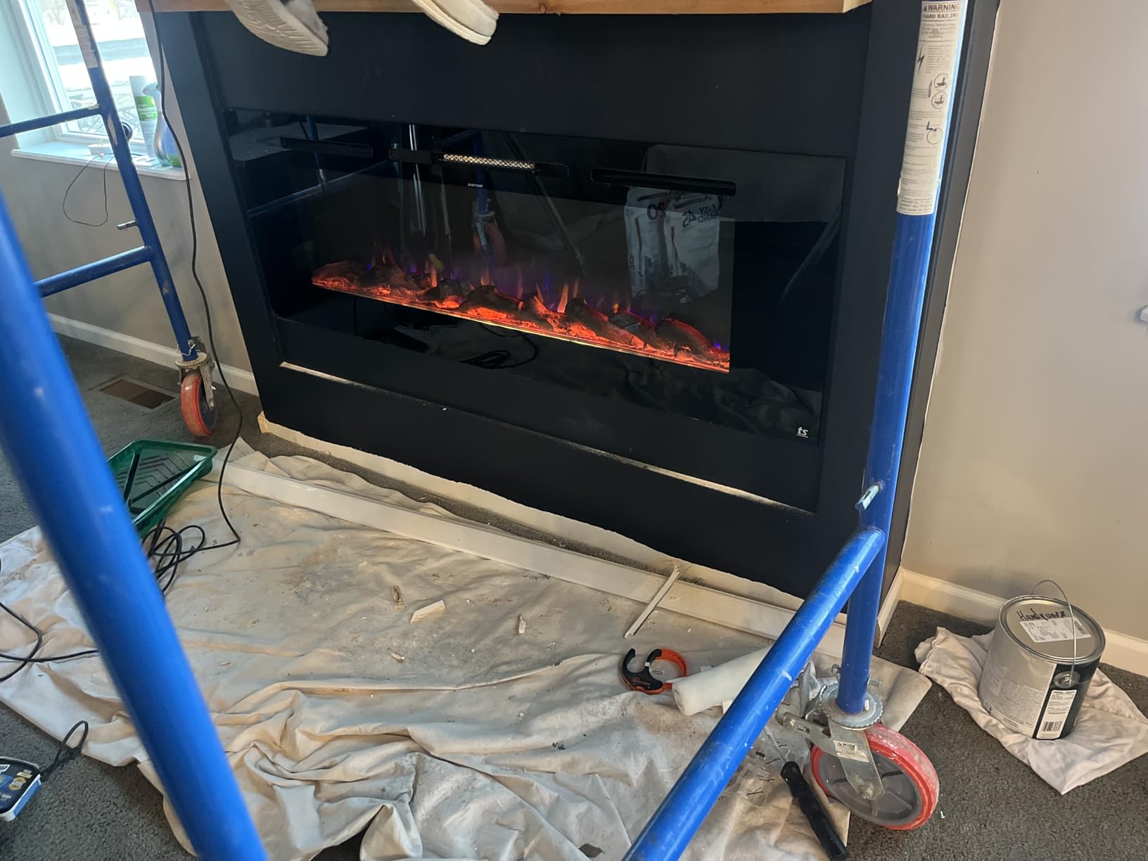 Touchstone Smart Electric Fireplace-The Sideline 50