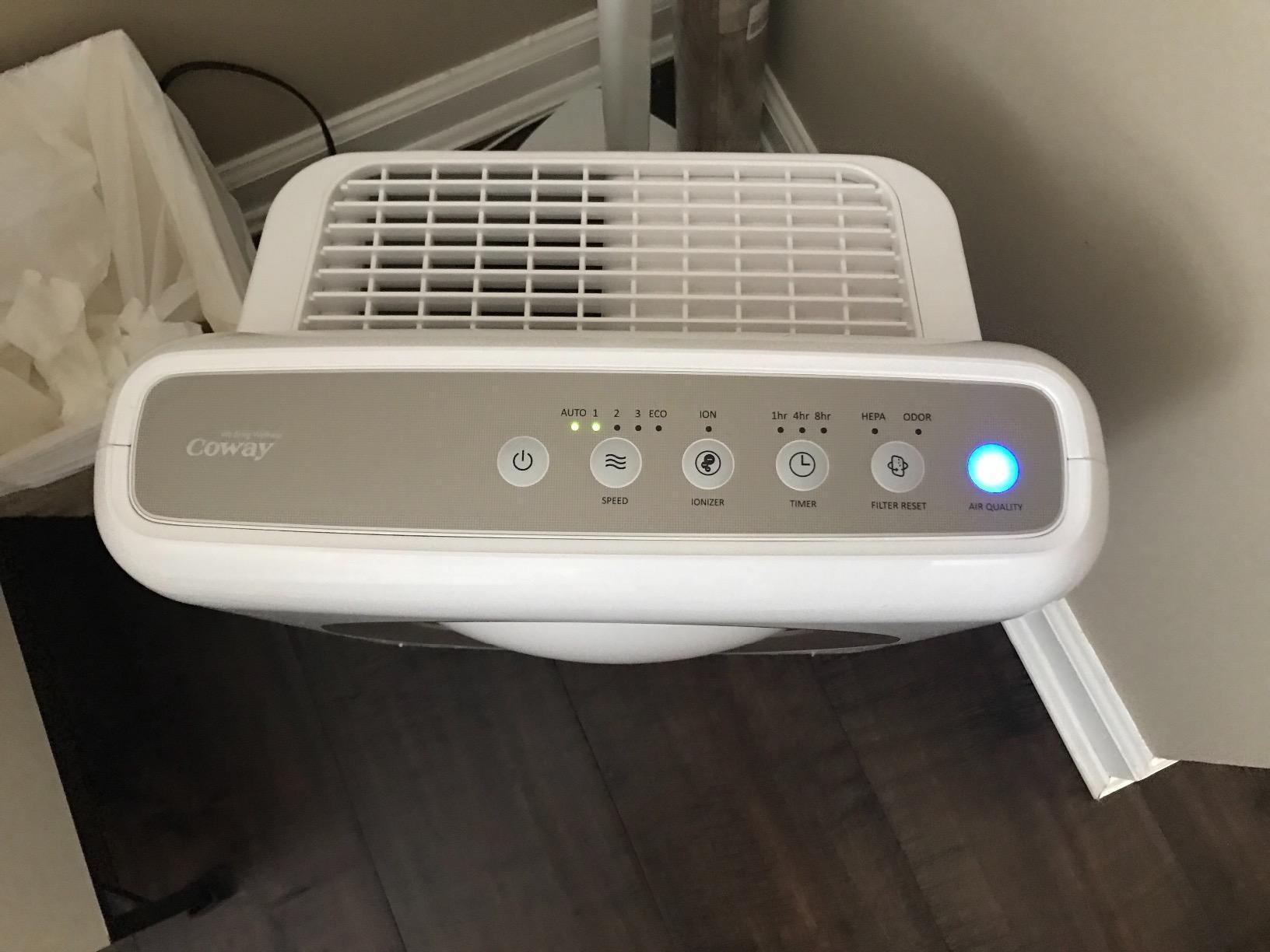 Airmega AP-1512HH(W) True HEPA Purifier with Air Quality Monitoring, Auto, Timer, Filter Indicator, and Eco Mode, 16.8 x 18.3 x 9.7, White customer photo 2