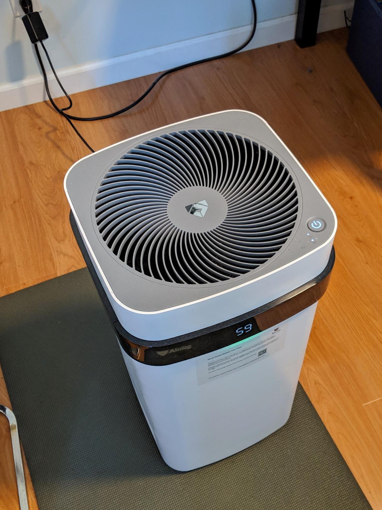 Airdog X5 Air Purifiers for Large Room, Patented TPA Tech Cover Up to 1614 Ft, Washable and Reusable Filters, Whisper Quiet Smart Air Cleaner for Home, Pets, Allergies, Virus, Dust, Mold, Smoke customer photo 1