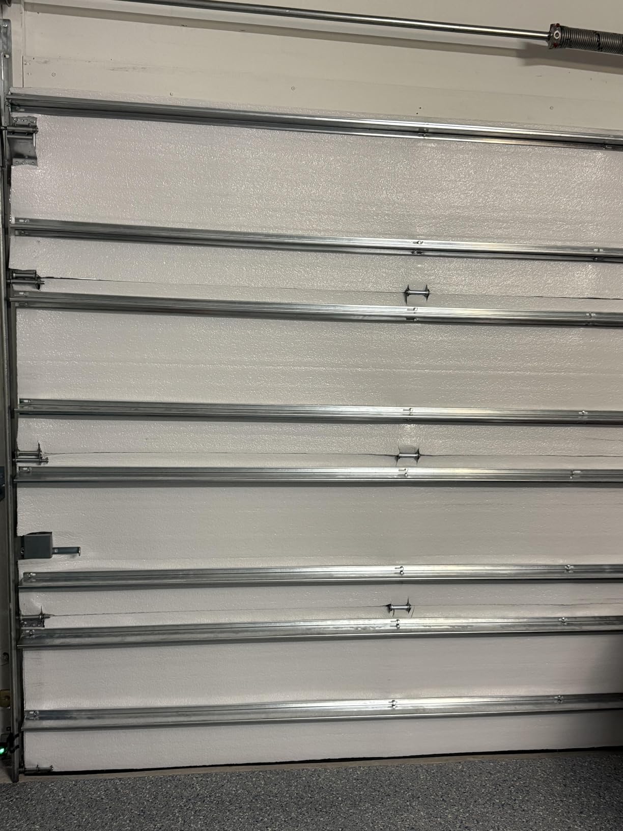 Ant NASA TECH White Reflective Foam Core 2 Car Garage Door Insulation Kit 18 Ft (Wide) x 8 Ft (HIGH) R Value 8.0 customer photo 1
