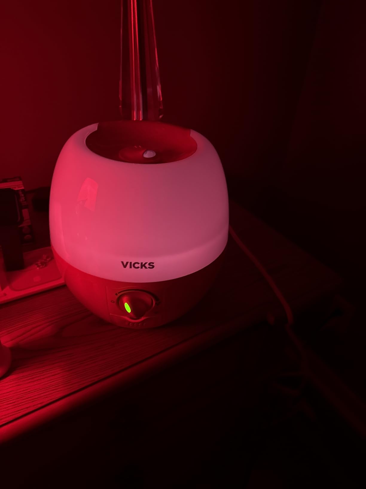 Vicks Humidifier 3-in-1 SleepyTime Cool Mist Humidifier for Nursery, White | Hydrating Mist for Baby & Kids Rooms with Color Changing Night Light, Use with Vicks SleepyTime Vapopads customer photo 2