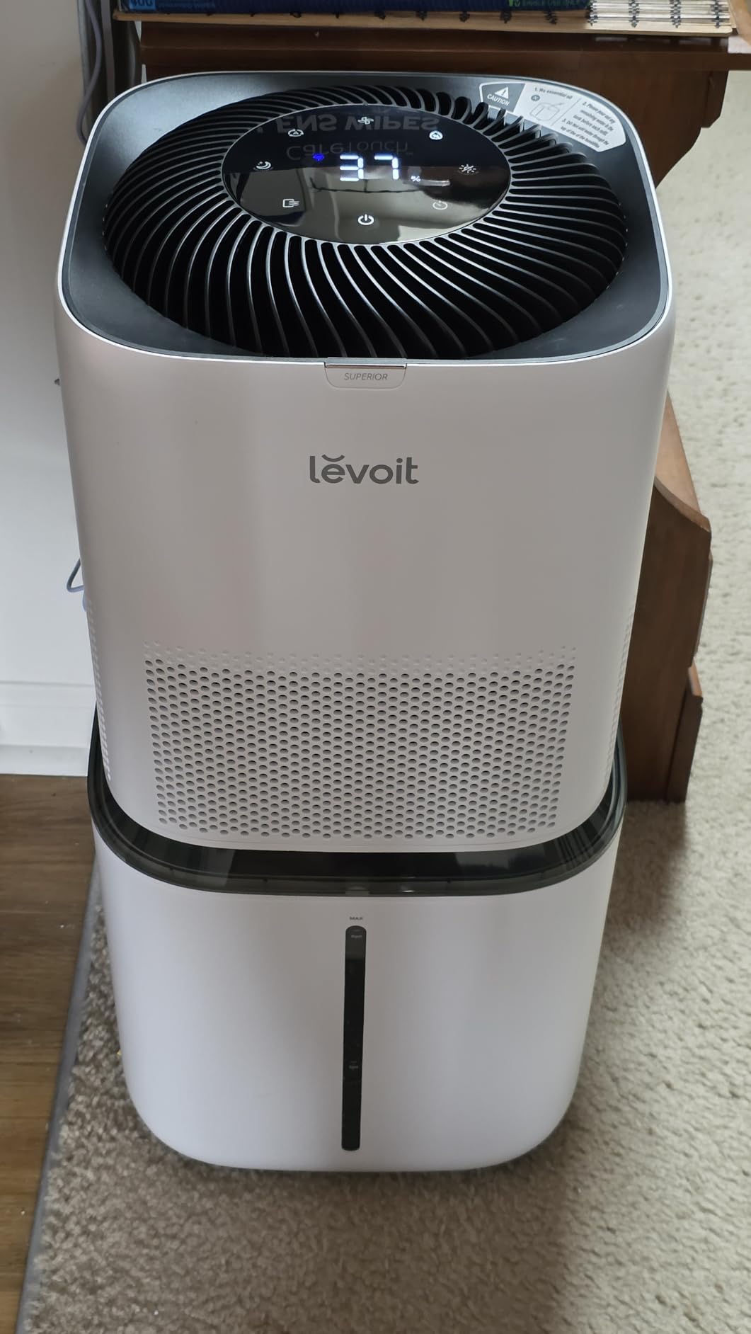 LEVOIT OasisMist 1000S (10L) Smart Humidifier for Home Large Room Bedroom, Last 100 Hours Suitable for Indoor Plant, Cover up to 600ft, Easy Top Fill, Remoter & Voice Control customer photo 1