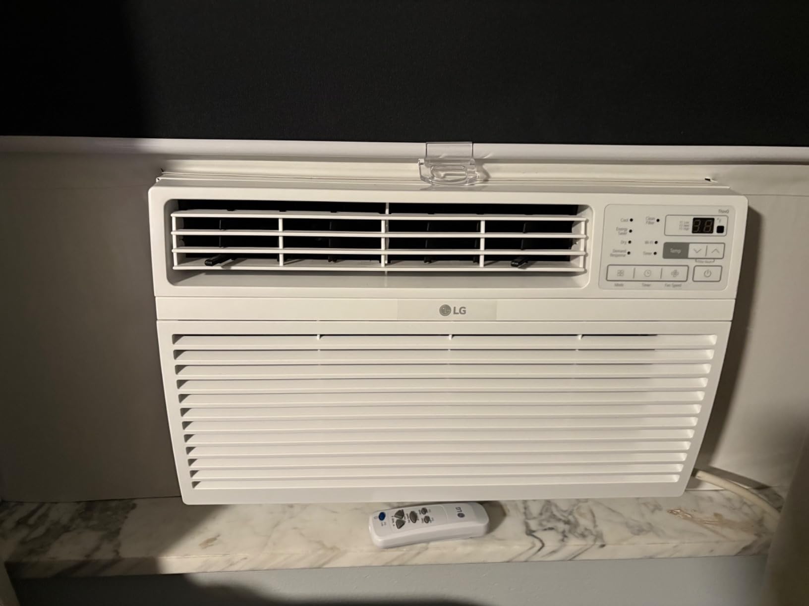 LG 10000 BTU Window Air Conditioners [2023] Remote Control WiFi App Ultra-Quiet Washable Filter Cools 450Sq.Ft for Medium & Large Room AC Unit air conditioner Easy Install White LW1017ERSM1 customer photo 1
