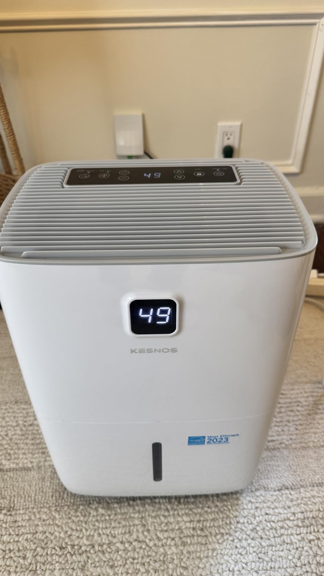 Kesnos 80 Pints Energy Star Dehumidifier for Basement with Drain Hose, Ideal for Large Room up to 5,500 Sq. Ft., Auto Defrost Function customer photo 2
