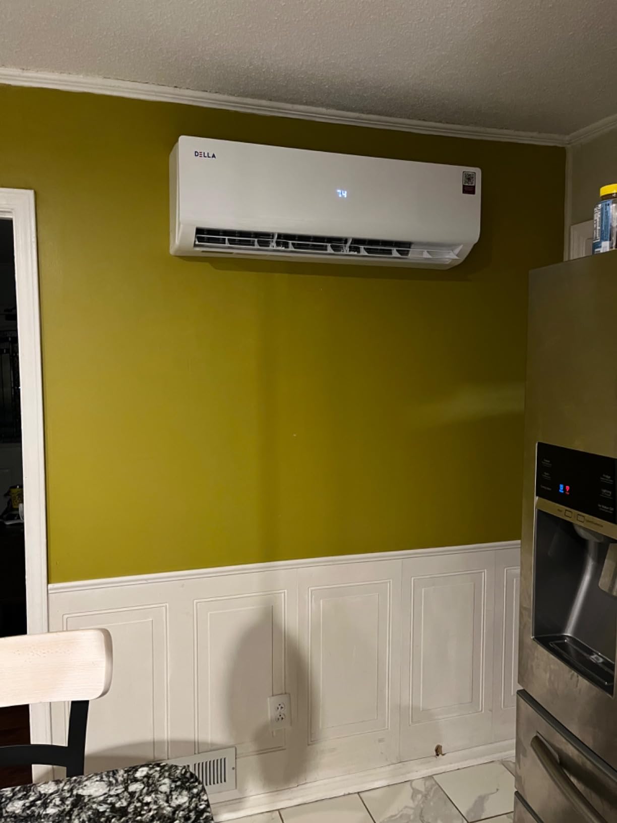 Della 35K BTU ODU Quad 4 Zone (9000+9000+9000+12000 BTU) 19 SEER2 208-230V Cools Up to 1750 Sq.Ft, Works with Alexa and Wifi, Energy Efficient, Multi Zone Mini Split, Pre-Charged Heat Pump, 16ft Kits customer photo 2