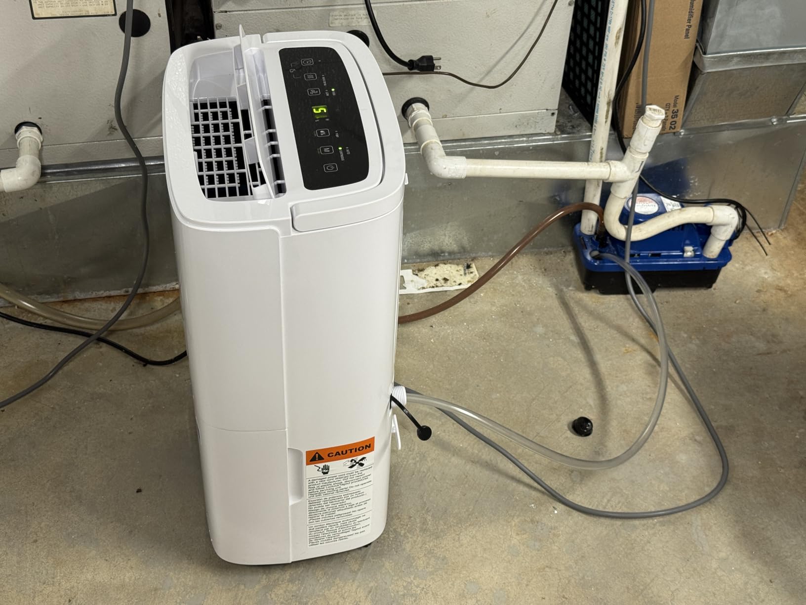 Waykar 150 Pints 2025 Energy Star Dehumidifier with Pump for Spaces up to 7,000 Sq. Ft at Commercial and Industrial Large Room, Warehouse, Home, Basement, with Drain Hose, Auto Defrost, Self-Drying customer photo 2