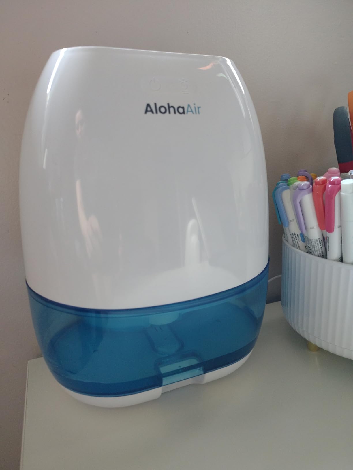 Dehumidifiers for Home, 34 oz Small Dehumidifier for Room, Quiet Dehumidifiers for Bathroom, Bedroom, RV, Closet with Auto Shut Off, 7 Colors Night Light customer photo 2