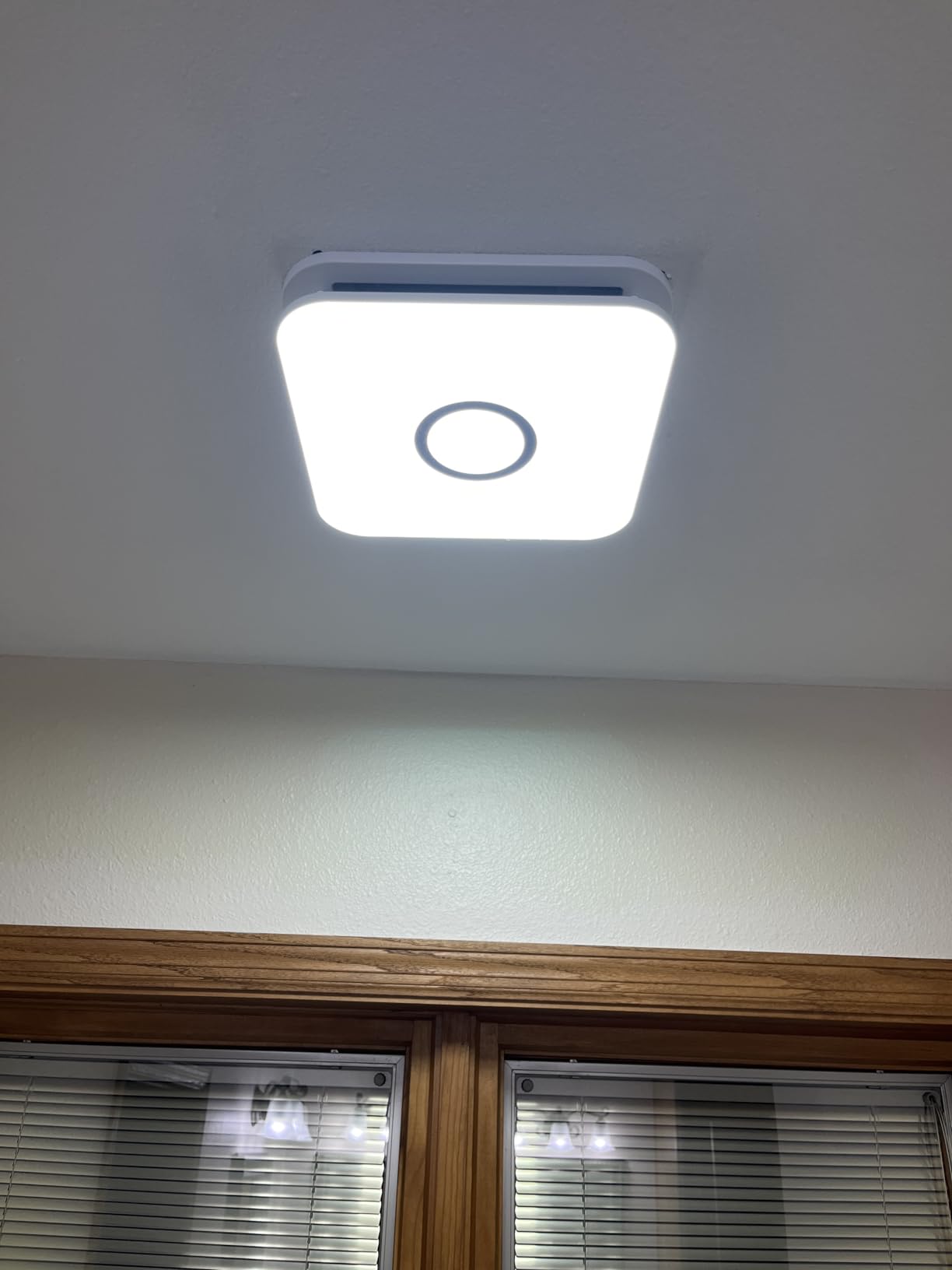 2-in-1 Bathroom Exhaust Fan with Light, 32W Quiet Vent Fan - 130 CFM & 1.5 Sones, 1200lm LED Light - 3000K/4000K/5000K Adjustable, Easy to Install, Bathroom Fans for Home, Bath, Hotel, Etc. customer photo 2