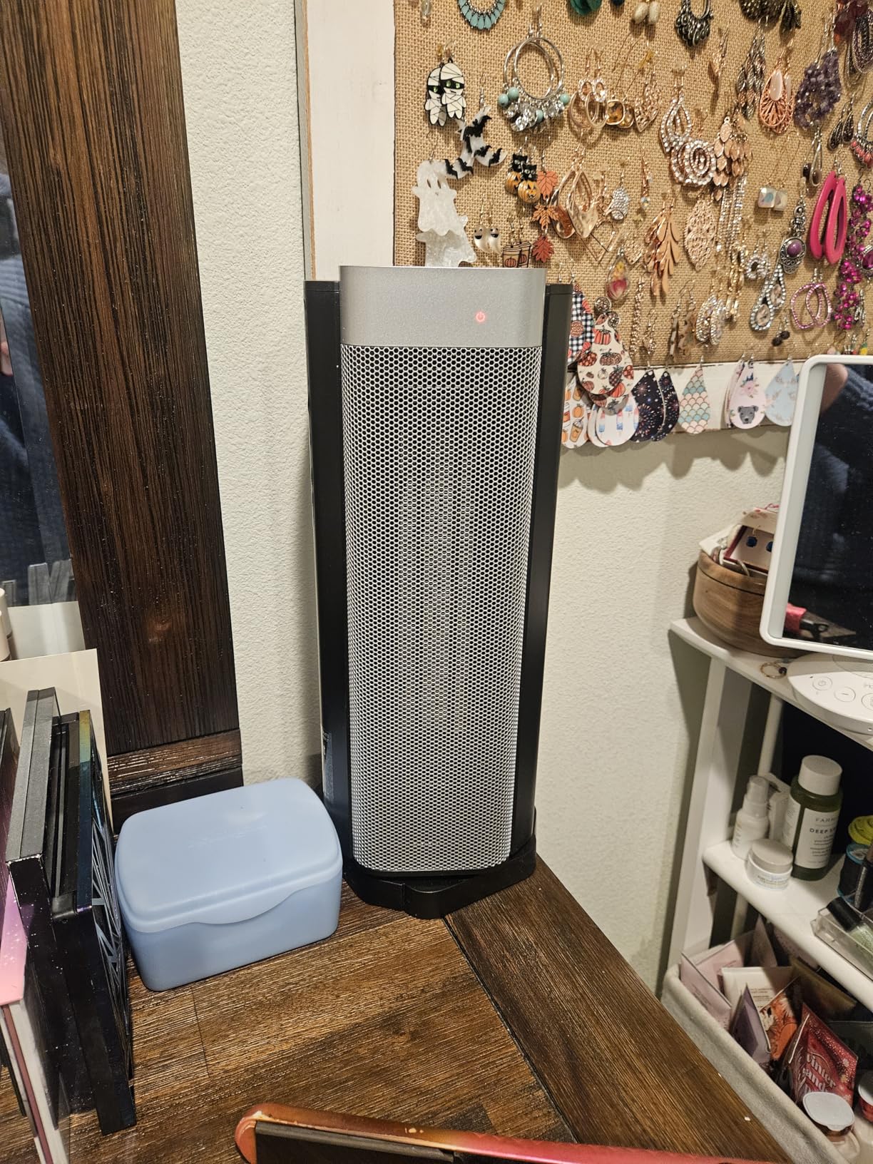 3rd-Gen AEOCKY Space Heater with AI Thermostat, 1500W PTC Electric Heaters for Indoor Use With Remote, 70° Oscillation, Utmost Silence, Safe Portable for Office, Bedroom, Room, Home customer photo 2