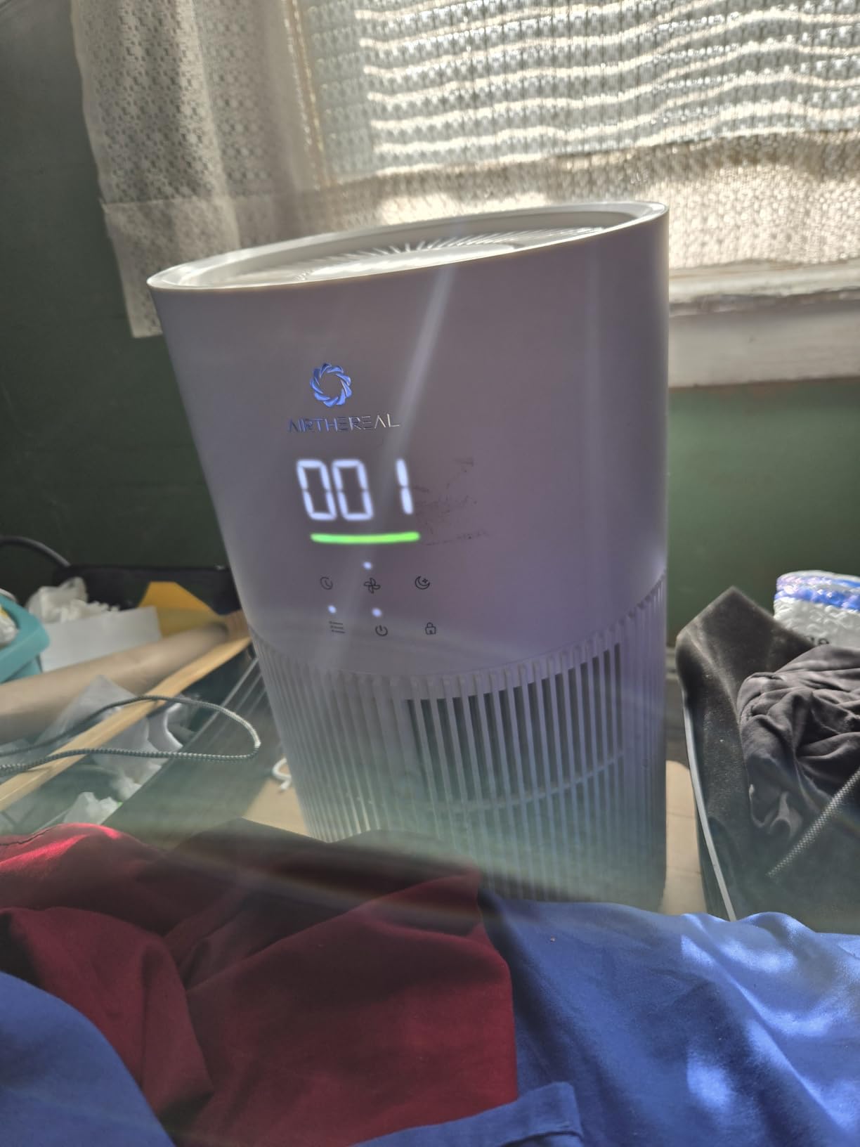 Airthereal 2-in-1 Air Purifier and Humidifier Combo for Large Room up to 1325 ft², 3-Stage Filters, Air Quality Monitor and Quiet Sleep Mode, Evaporative Humidifier with Hygrometer, AEH300 customer photo 2