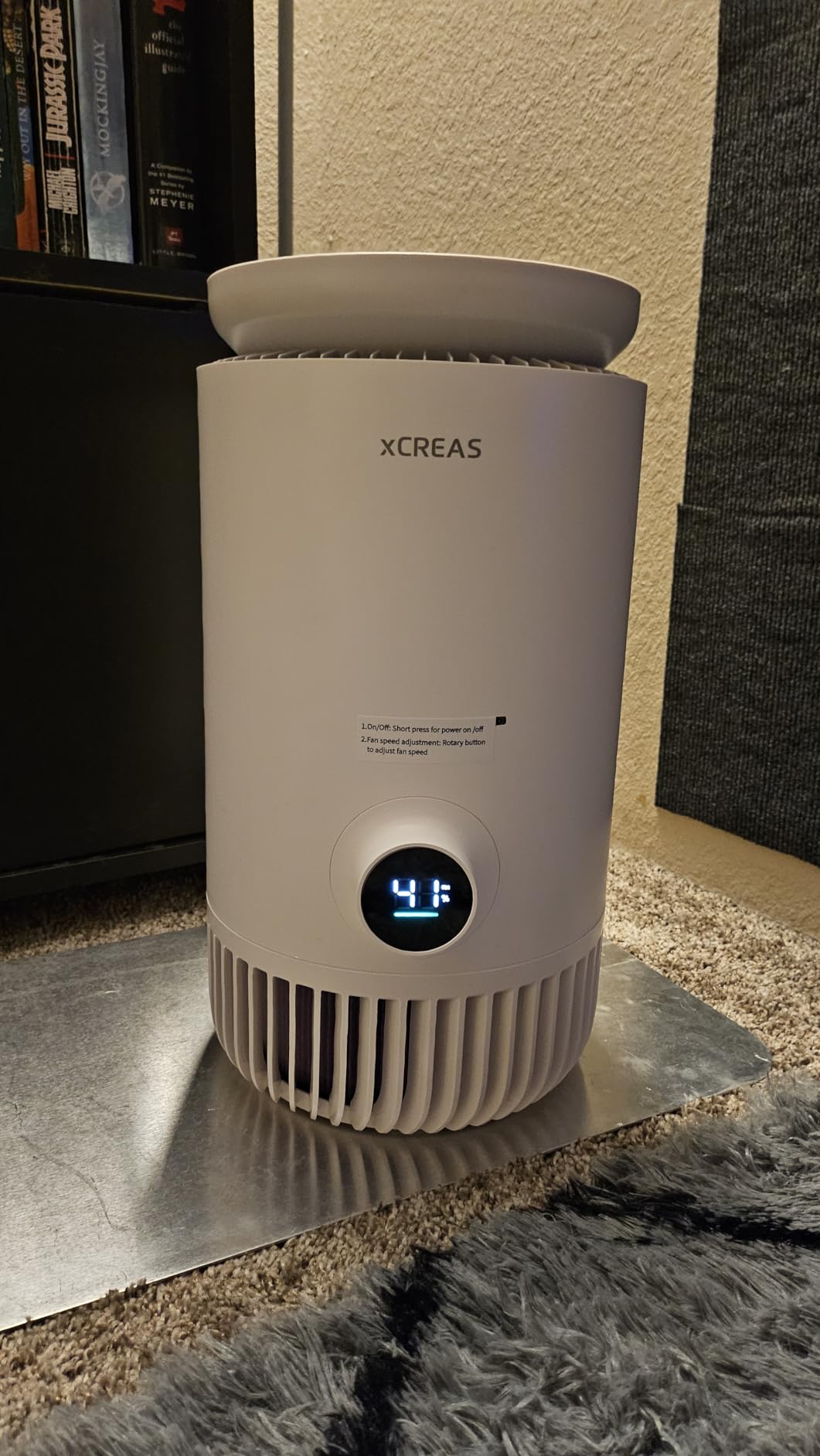 Humidifier and Air Purifier in One, Evaporative Humidifier and HEPA Air Purifier Combo for Bedroom, 0.8 Gal Water Tank Top Fill, 23dB Quite Mist-Free customer photo 2