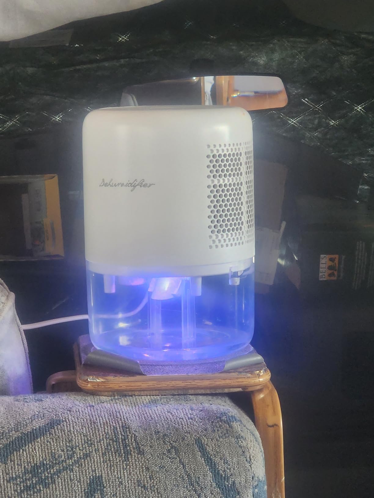 Dehumidifier for Home Small Quiet Dehumidifiers for 44OZ Water Tank Auto Defrost and Shutoff 10 Colors Light 4 Timer Options 3 Modes Portable Dehumidifiers for Bedroom Bathroom Closet RV customer photo 2