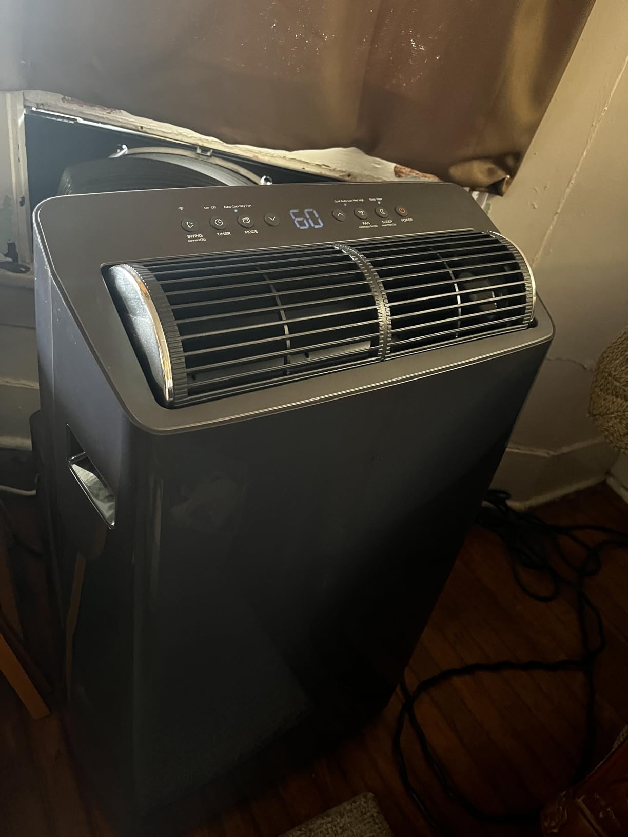 Midea Duo 14,000 BTU (12,000 BTU SACC) High Efficiency Inverter Ultra Quiet Portable Air Conditioner, with Heat up to 550 Sq. Ft., Works with Alexa/Google Assistant, with Remote Control & Window Kit customer photo 1