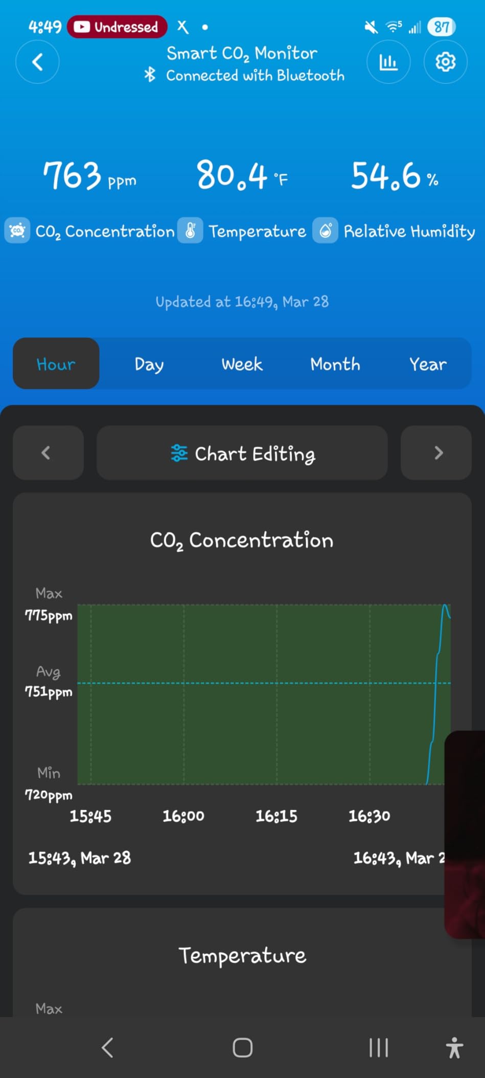 GoveeLife Smart Air Quality Monitor for Home, CO2 Detector for Health, Sleep Quality & Energy Efficiency, Thermometer Hygrometer with Real-Time Display & Alarm, for Office, Bedroom, Kitchen customer photo 2