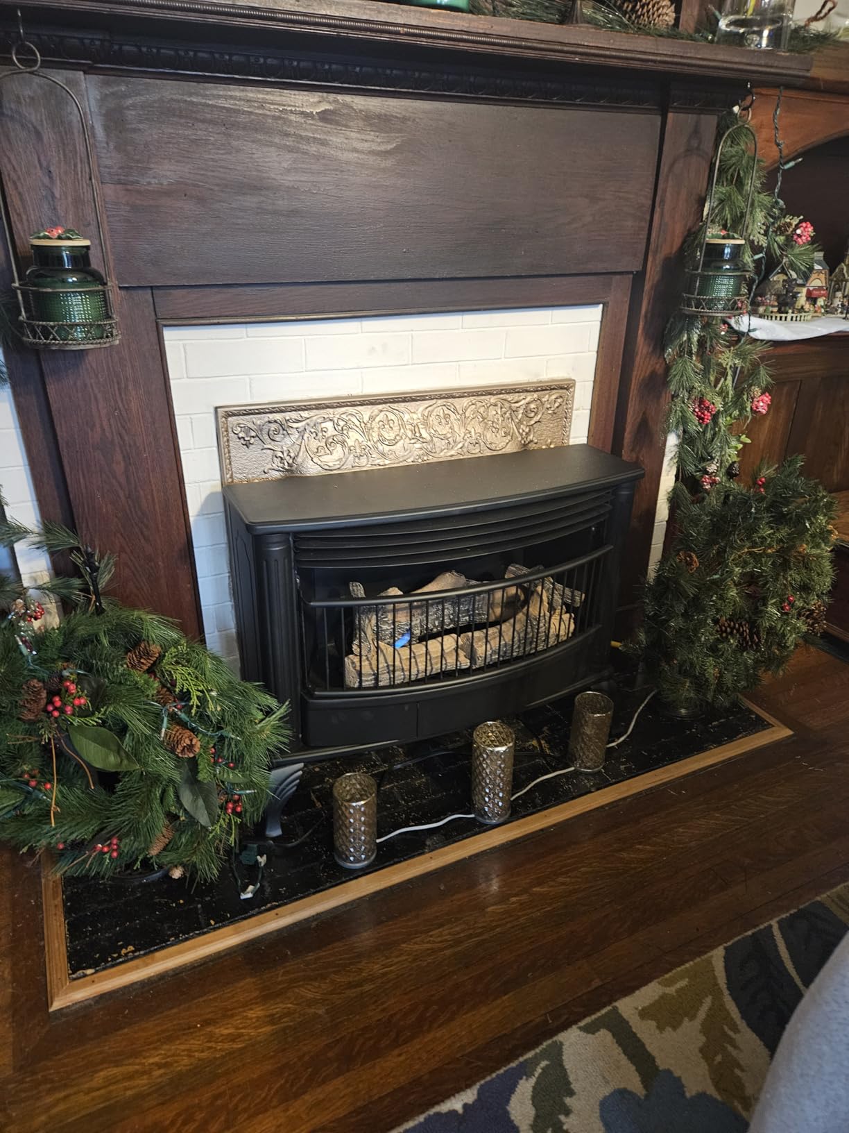 Duluth Forge Ventless Natural Gas Stove - 25,000 BTU, T-Stat Control, Black Finish - Model# QSN250T customer photo 2