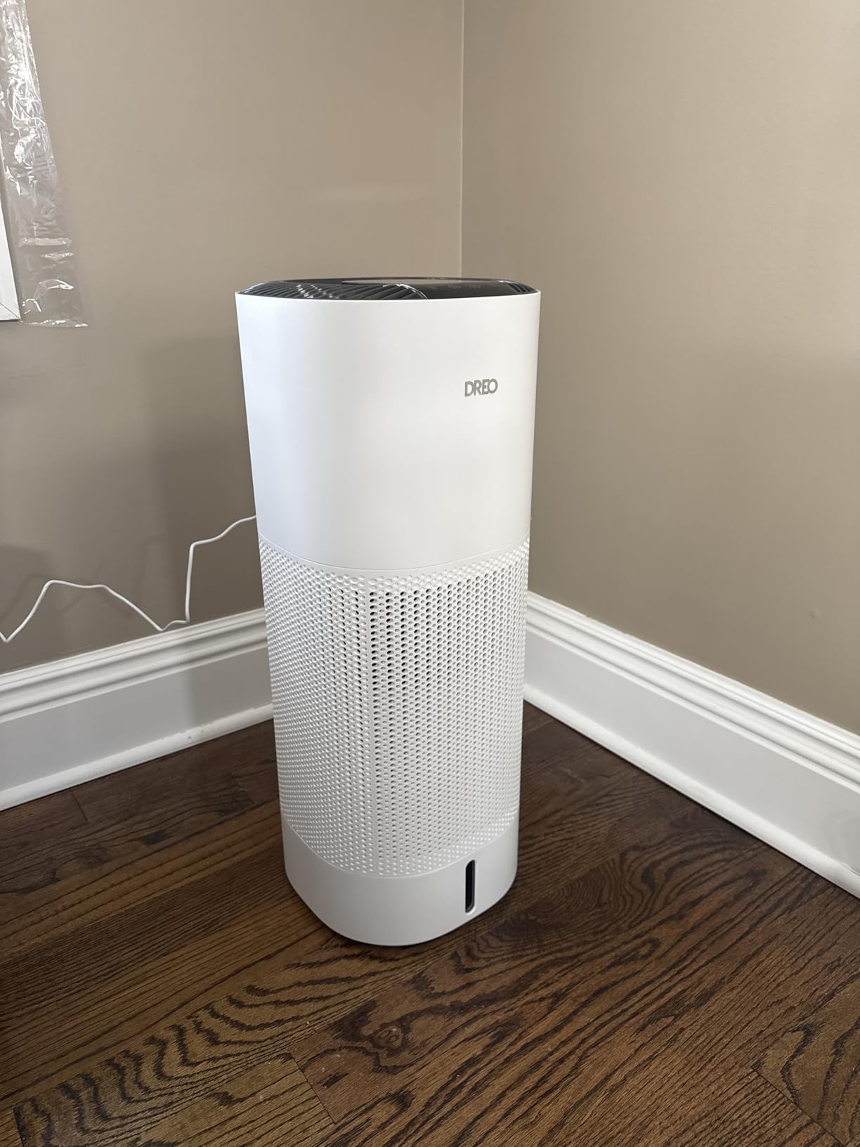 DREO Smart Evaporative Humidifier for Large Room up to 1000ft², 10L Tank, 800ml/h High Output Air Humidifiers for Bedroom, 50H Runtime with Precise Humidification for Plants, Home, Office, White customer photo 1