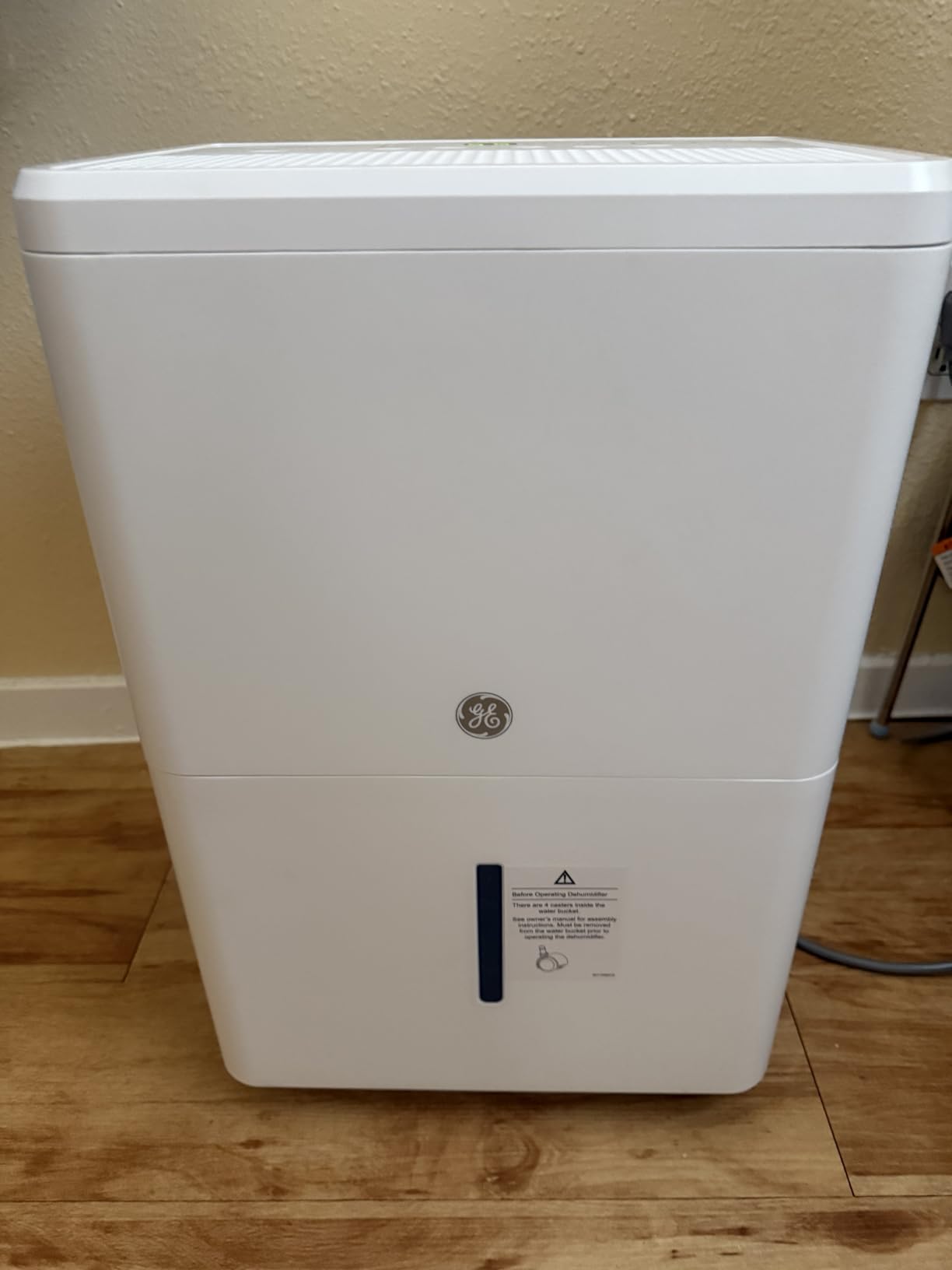 GE Portable Dehumidifier, 50 Pint Daily Output with Built-in Pump and Smart Dry for Wet Spaces, Ultra Quiet for Basement and Garage customer photo 2