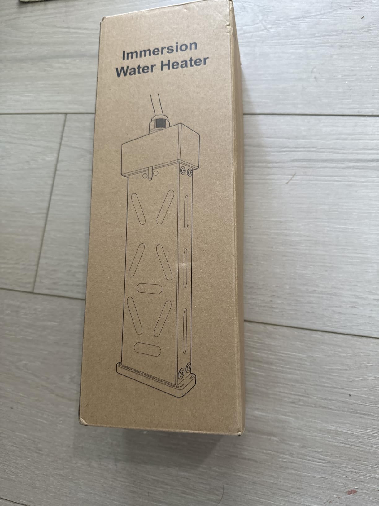 Portable Immersion Water Heater 1800W 120V, Electric Heater for Buckets, Bathtubs and Mini Pools, Submersible Design with Thermostat, Real Time Temperature Display and Dry Burn Protection customer photo 2