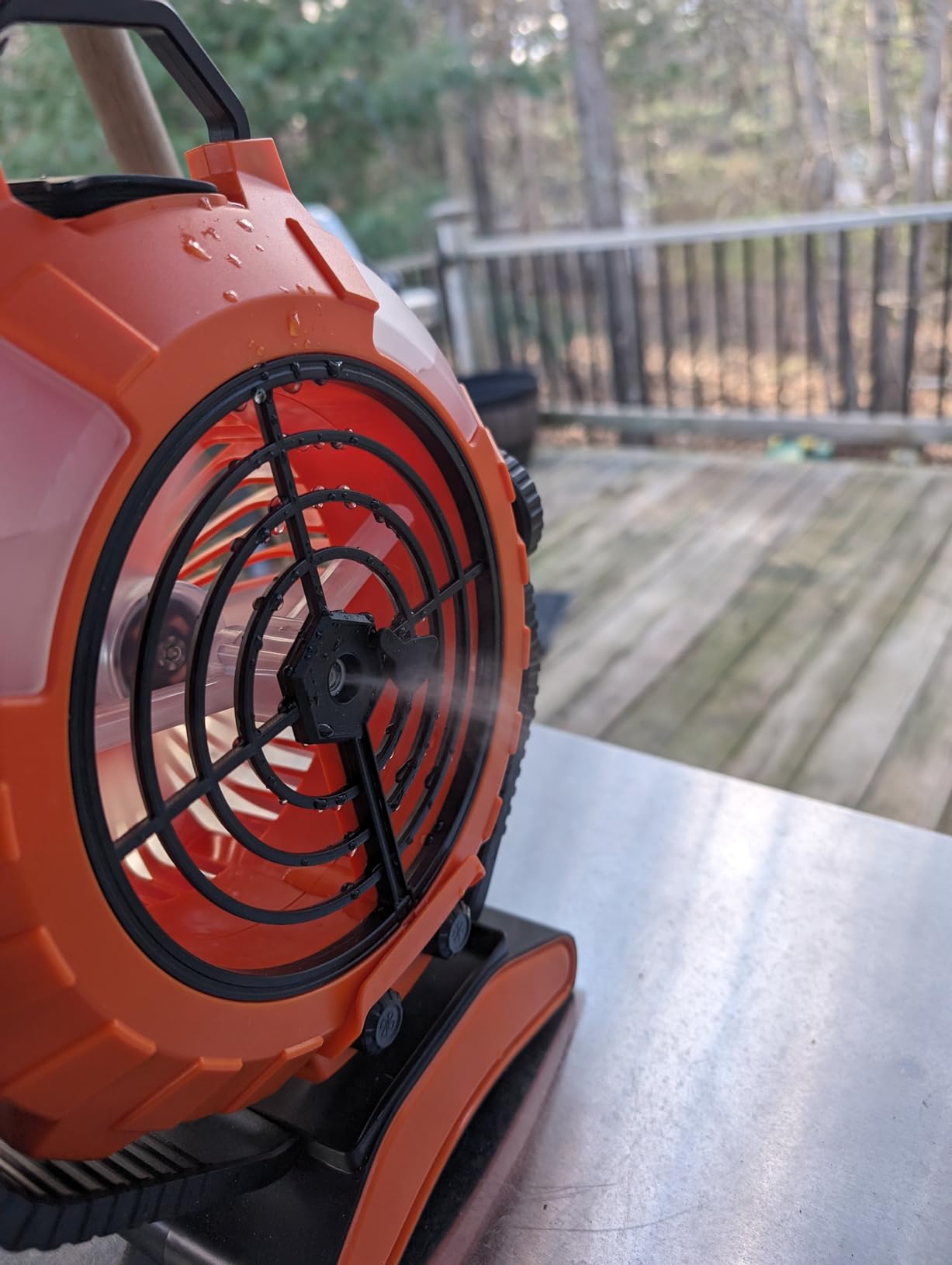 AI Portable Air Conditioners Fan with 120° Rotating Function,JYew Evaporative Mini Room Air Conditioners,Portable AC Unit Air Cooler with 4 in 1 Humidifier Fan Conditioner, AC Portable for Room Office customer photo 1