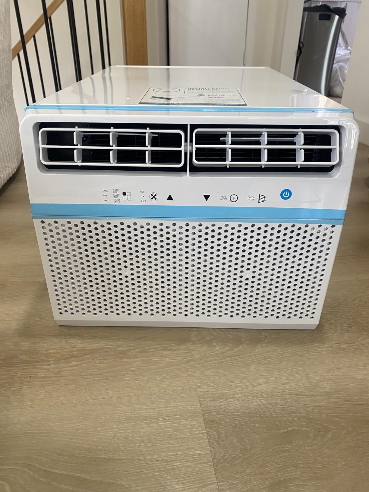 ZAFRO 12000 BTU U Shaped Window Air Conditioner Cools up to 550 Sq Ft, 6-in-1 Window AC Units with Cool, Fan and Dehumidifier Modes, Saddle Air Conditioner with Energy Efficient, Low Noise customer photo 1