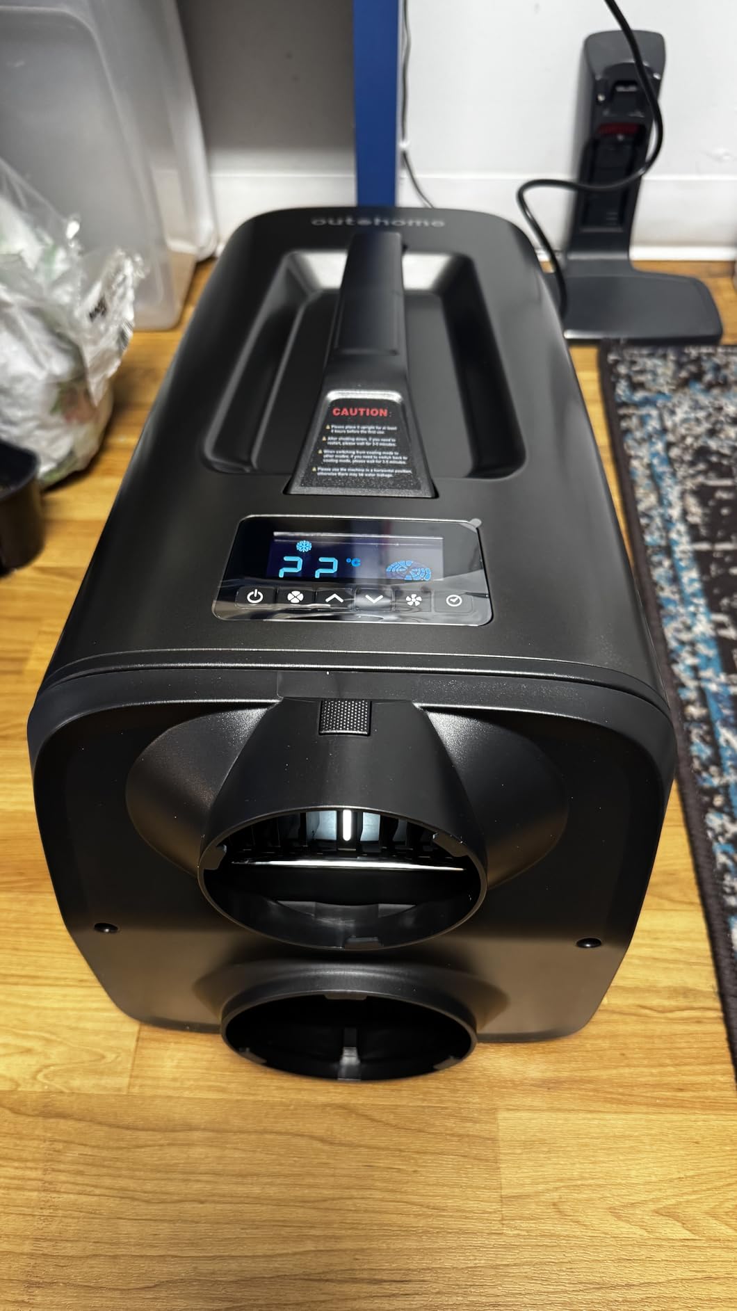 5200BTU Portable Camping Air Conditioner For Tent Outdoor and Indoor Use, 400W Low Power for RV, Truck, Van and Car Cooling (Dark Silver) customer photo 2