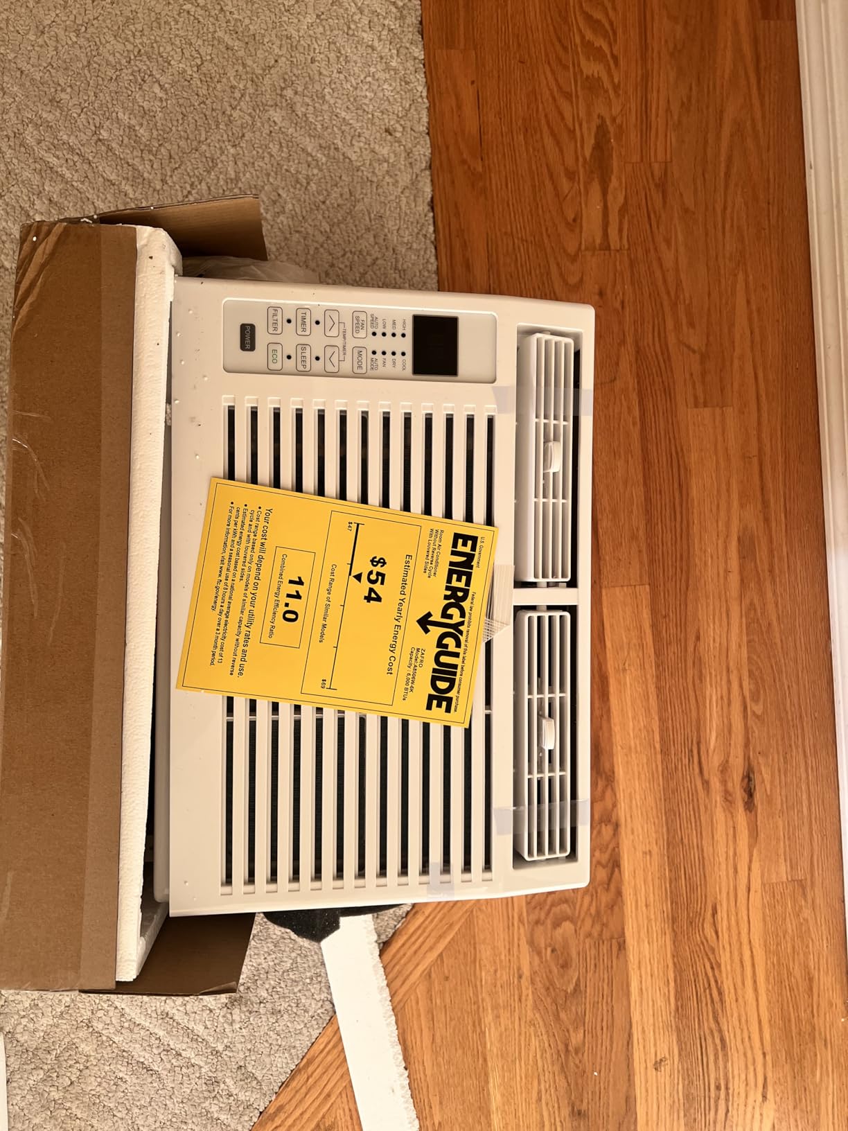 6,000 BTU Window Air Conditioner, 3-in-1 AC Unit with Dehumidifier for Bedroom/Small Room (Up to 250 Sq. Ft.), Quiet & Energy Saving Window AC with Remote, 24H Timer, Installation Kit Included customer photo 2