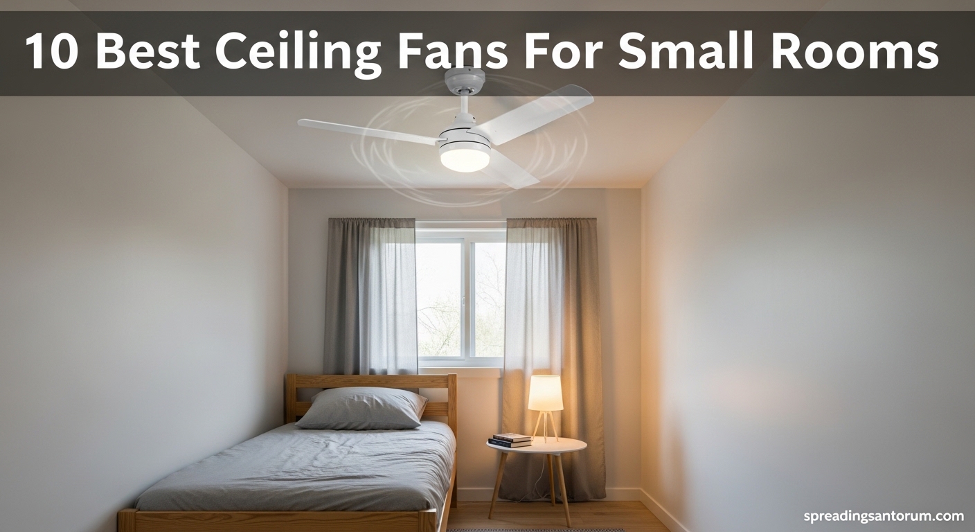 10 Best Ceiling Fans For Small Rooms Expert Picks August 2026