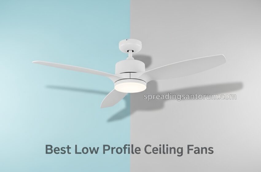  10 Best Low Profile Ceiling Fans For Small Rooms May 2026