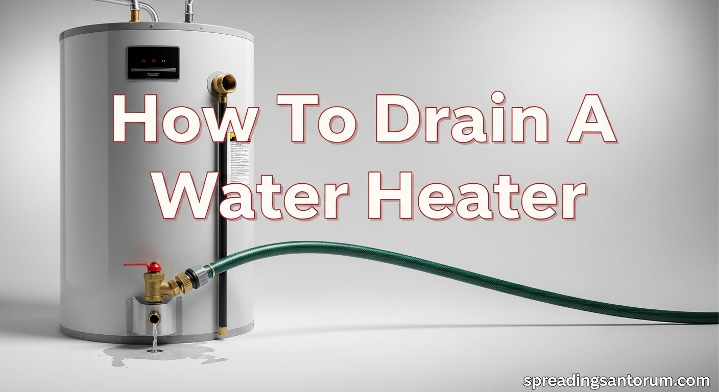 How To Drain A Water Heater Safely August 2026
