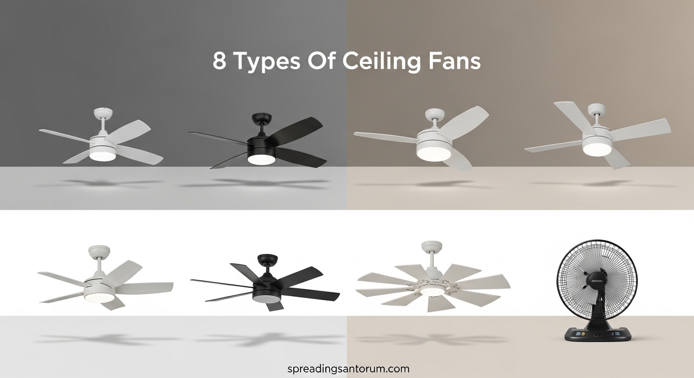 8 Types Of Ceiling Fans You Should Know August 2026
