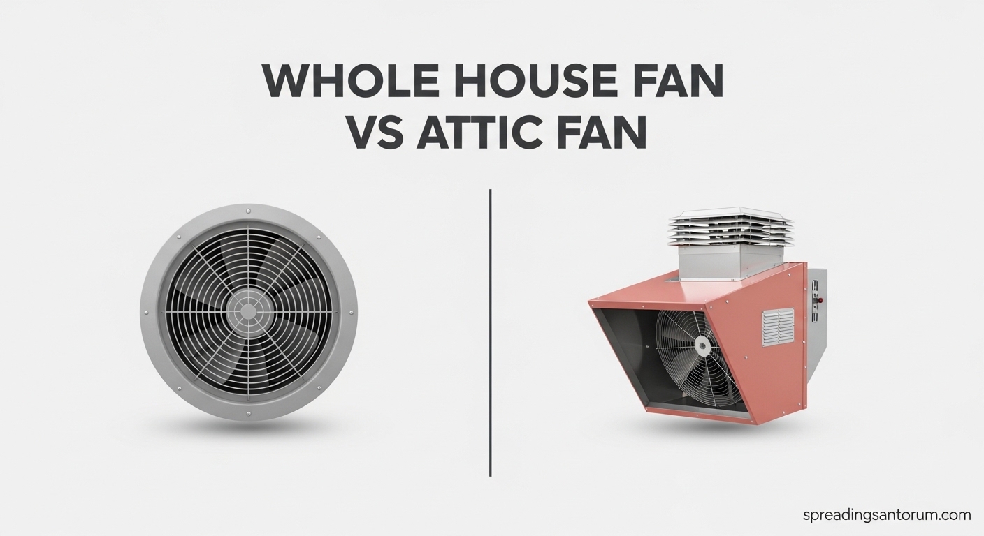 Whole House Fan Vs Attic Fan Which One Wins August2026