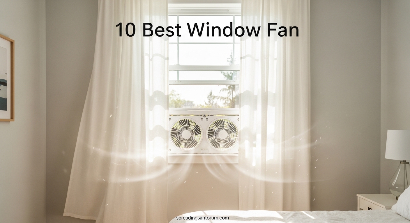 10 Best Window Fan Picks For Strong Cooling Airflow August 2026