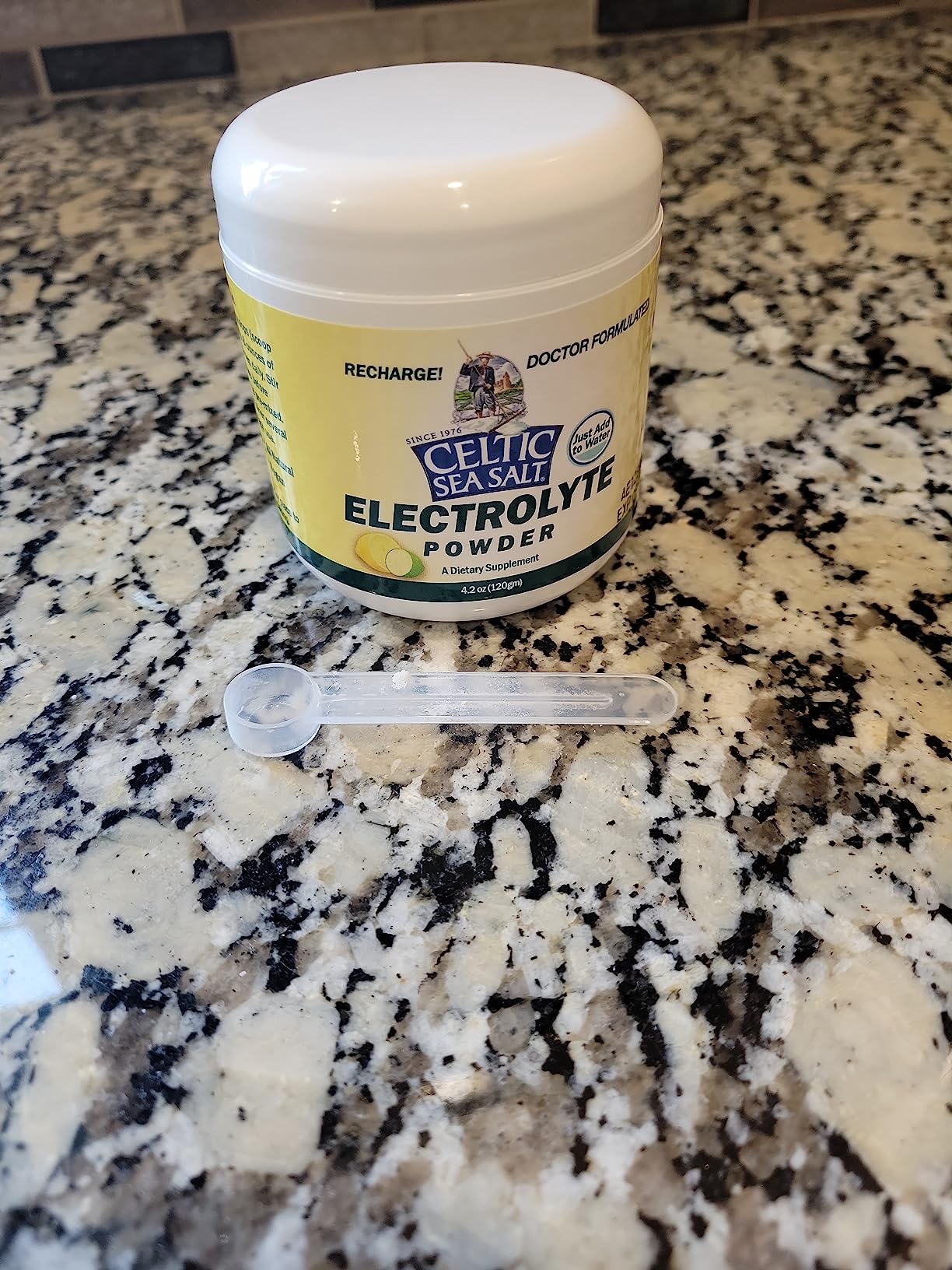 Celtic Sea Salt Electrolyte Powder Drink Mix, 4.2 Ounce customer photo 2