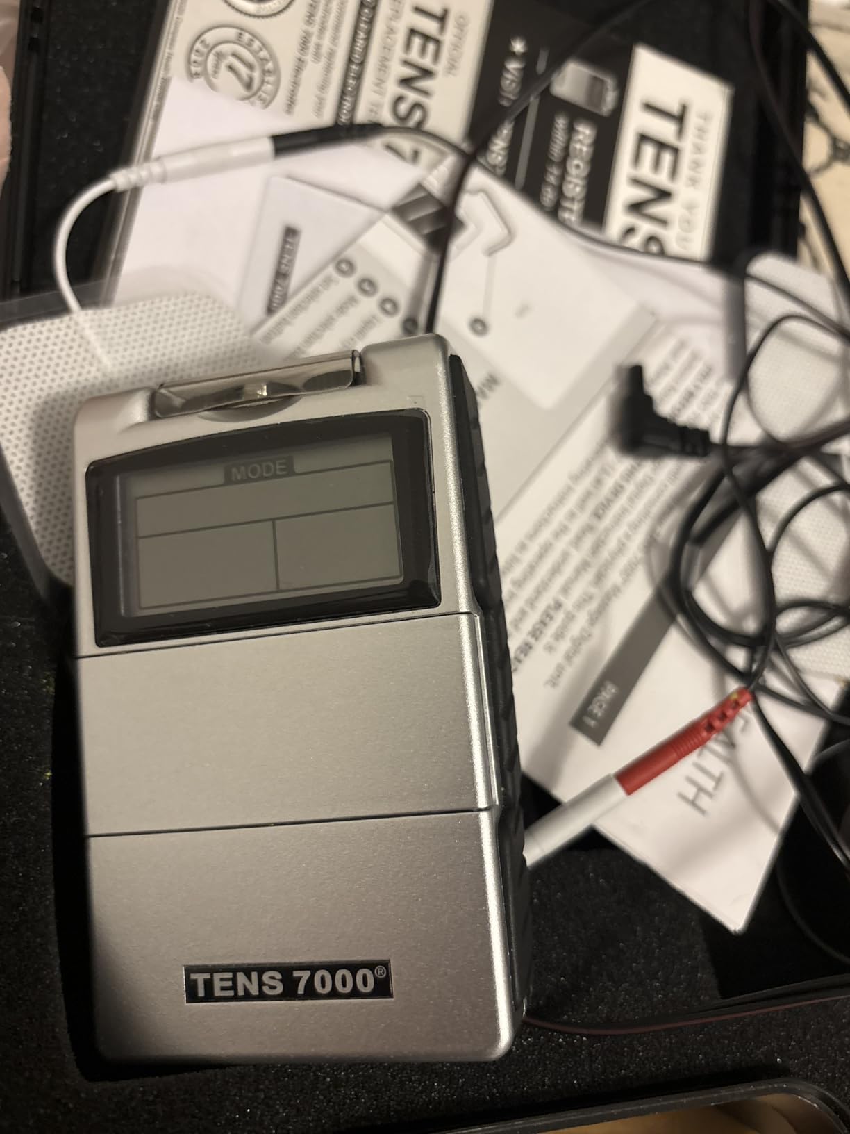 Digital TENS Unit with Accessories - Muscle Stimulator Machine for Back Pain Relief customer photo 1
