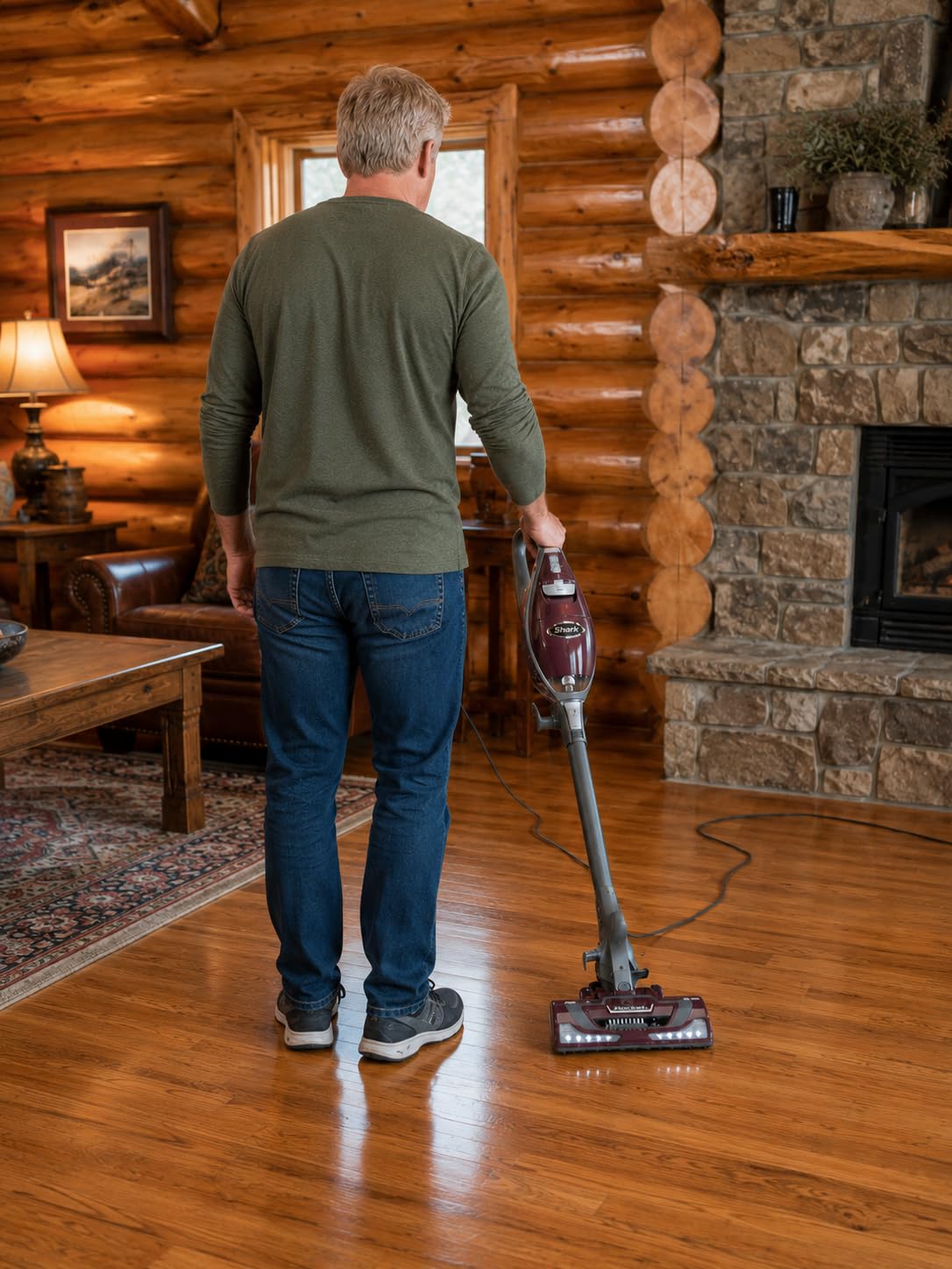 Shark Rocket Pet Plus Corded Stick Vacuum, XL Cup, Bordeaux/Silver, HV322 customer photo 1