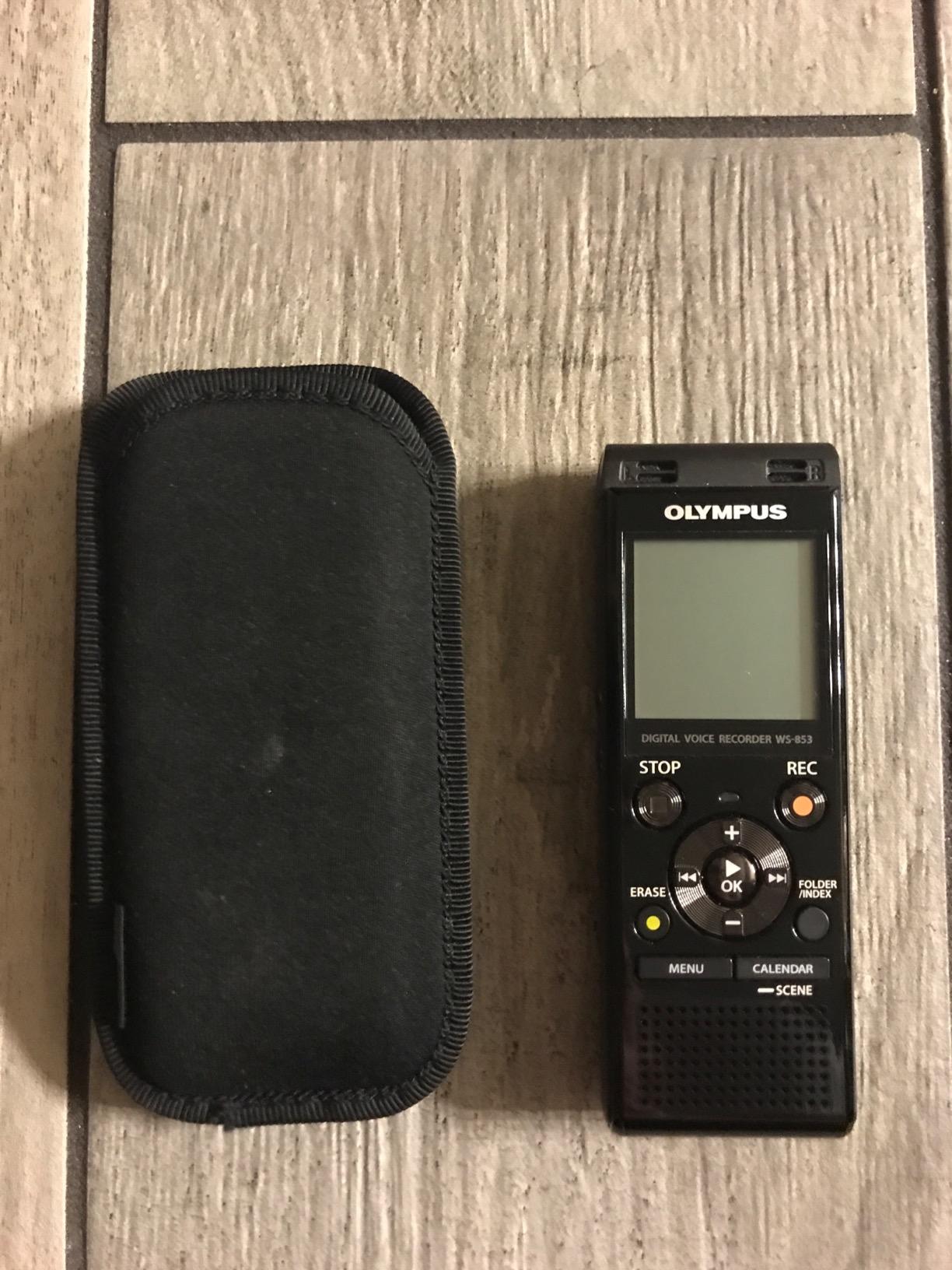 Olympus WS-853 Black Voice Recorder with True Stereo Mic, 8GB, 110 Hours Battery Life, Voice Balance, Direct USB Connection, with MP3 File Format customer photo 1