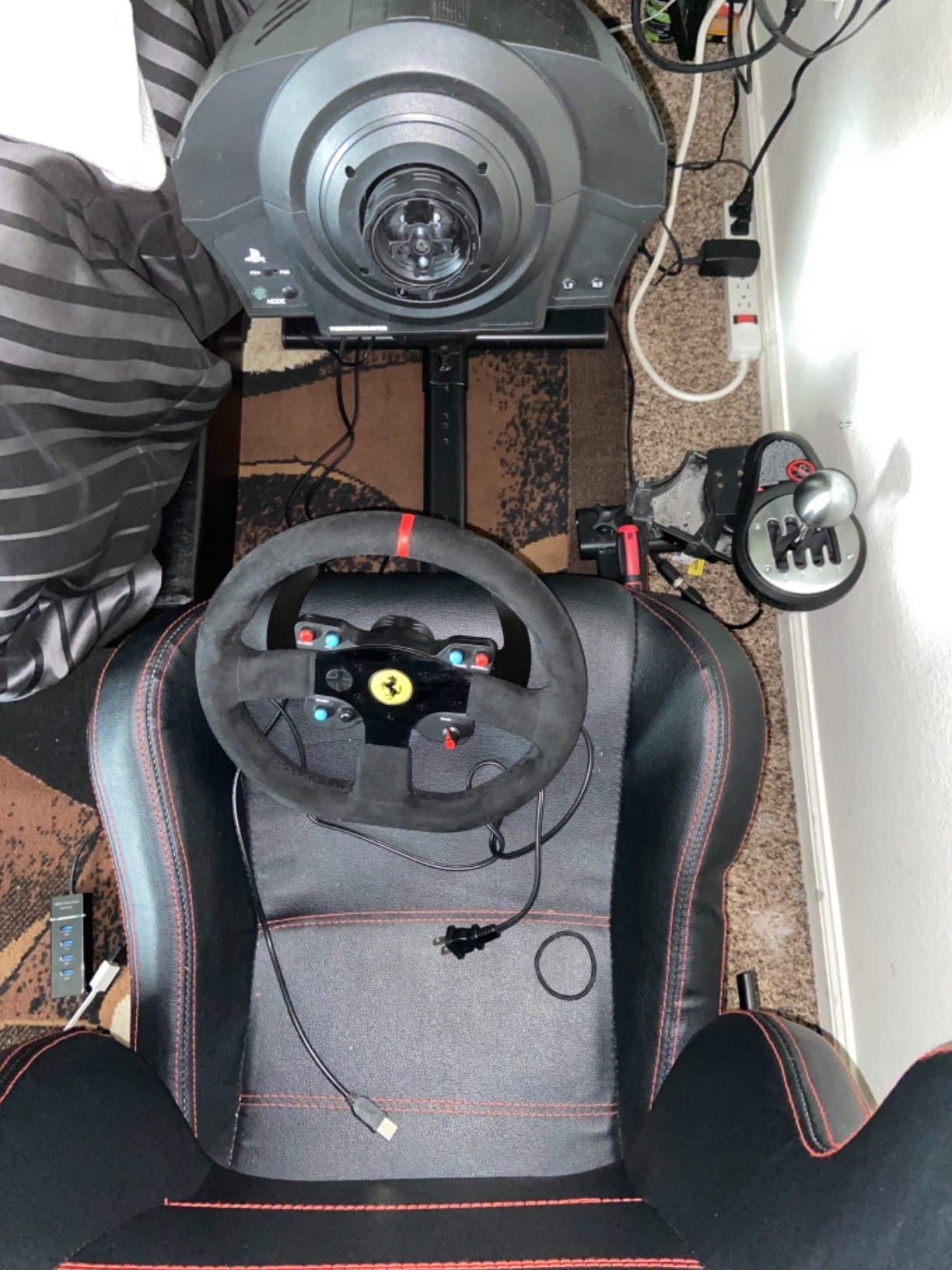 Thrustmaster T300 Force Feedback Ferrari Integral RW Alcantara Edition Racing Wheel (compatible w/ PS5, PS5 Pro, PS4 & PC) customer photo 2