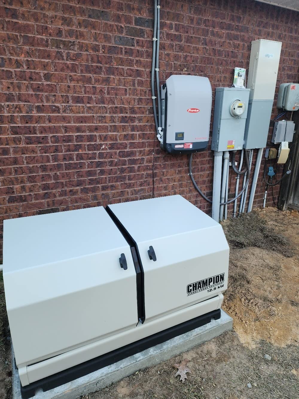 Champion Power Equipment 12.5-kW Home Standby Generator with 100-Amp Outdoor-Rated Automatic Transfer Switch customer photo 2