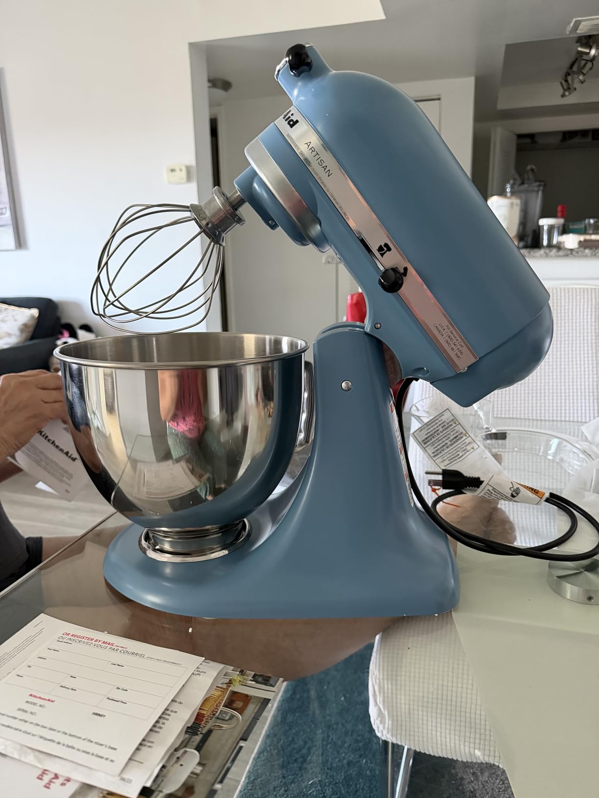 KitchenAid Artisan Series 5 Quart Tilt Head Stand Mixer with Pouring Shield KSM150PS, Milkshake customer photo 2