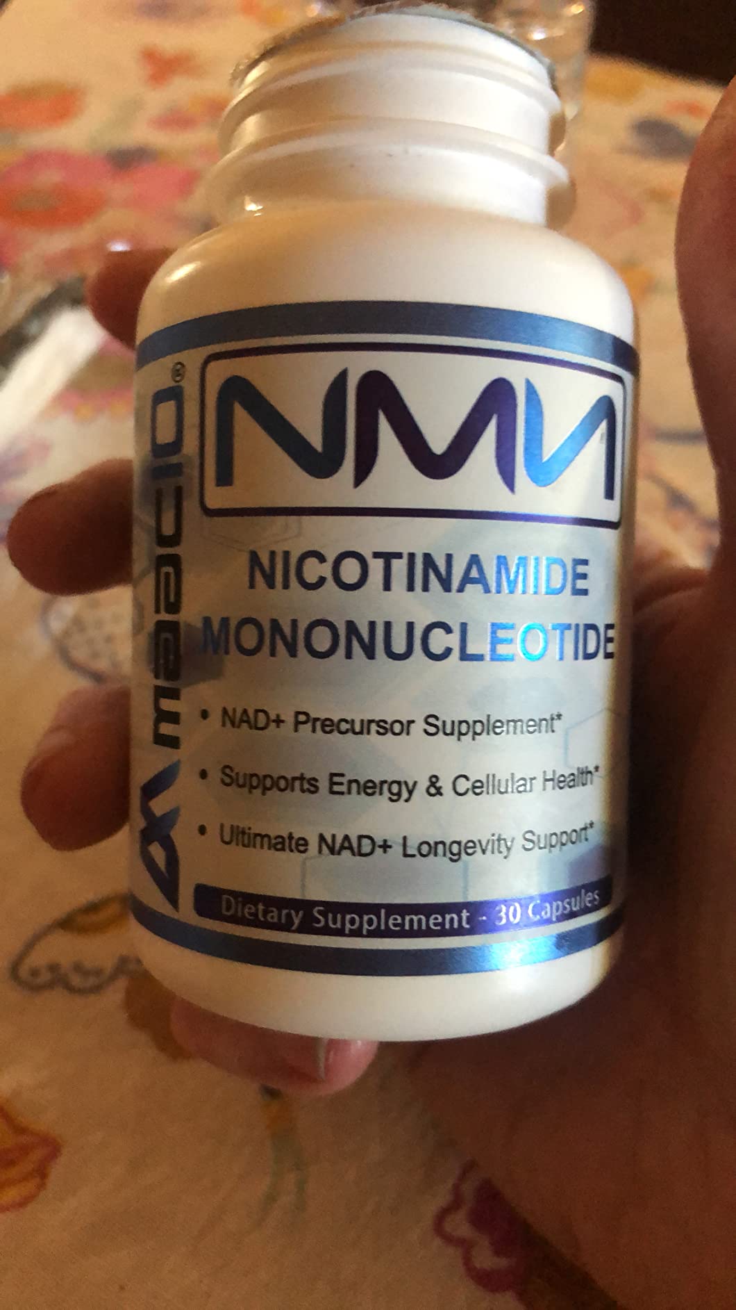 MAAC10 NMN Supplement Real Nicotinamide Mononucleotide (NMN 125mg Capsules). The Most Powerful NAD+ Precursor More Stable Than Riboside. We use 99% Pure Pharmaceutical Grade Stabilized NMN (30 Count) customer photo 2