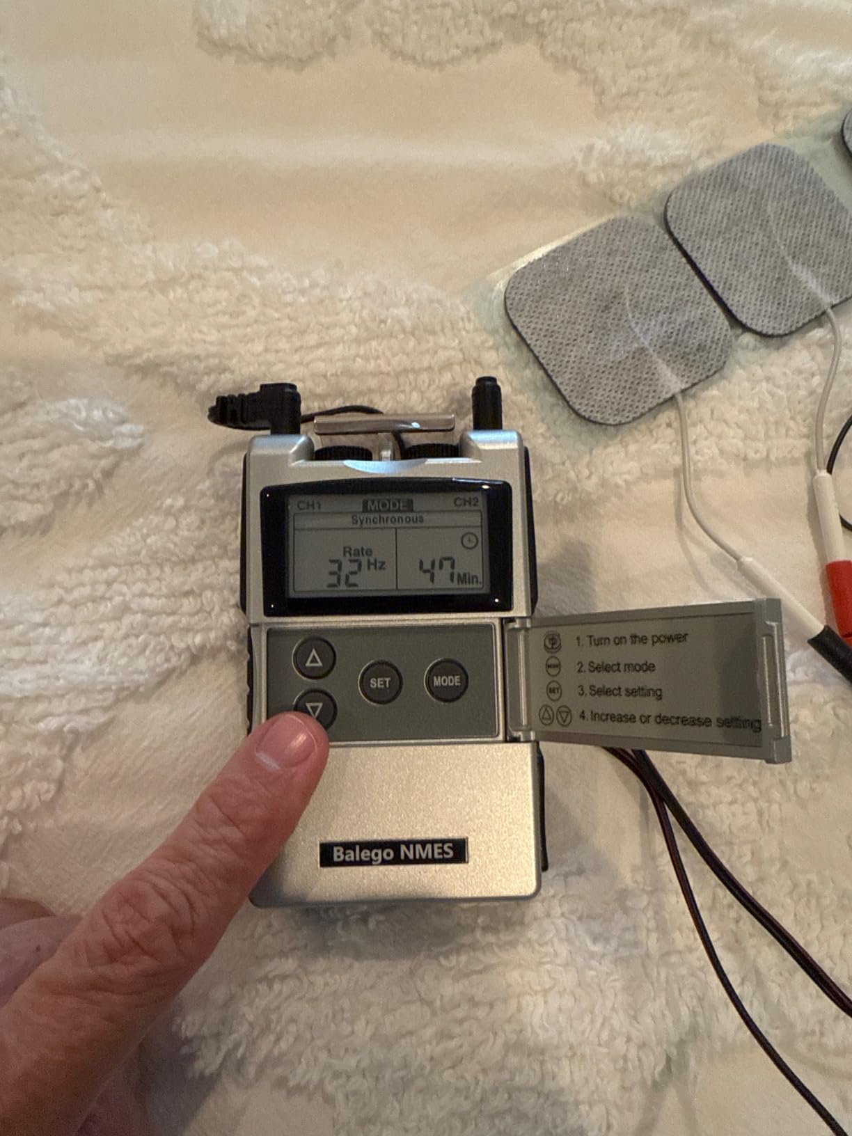 EMS Digital Neuromuscular NMES Stimulator OTC customer photo 2