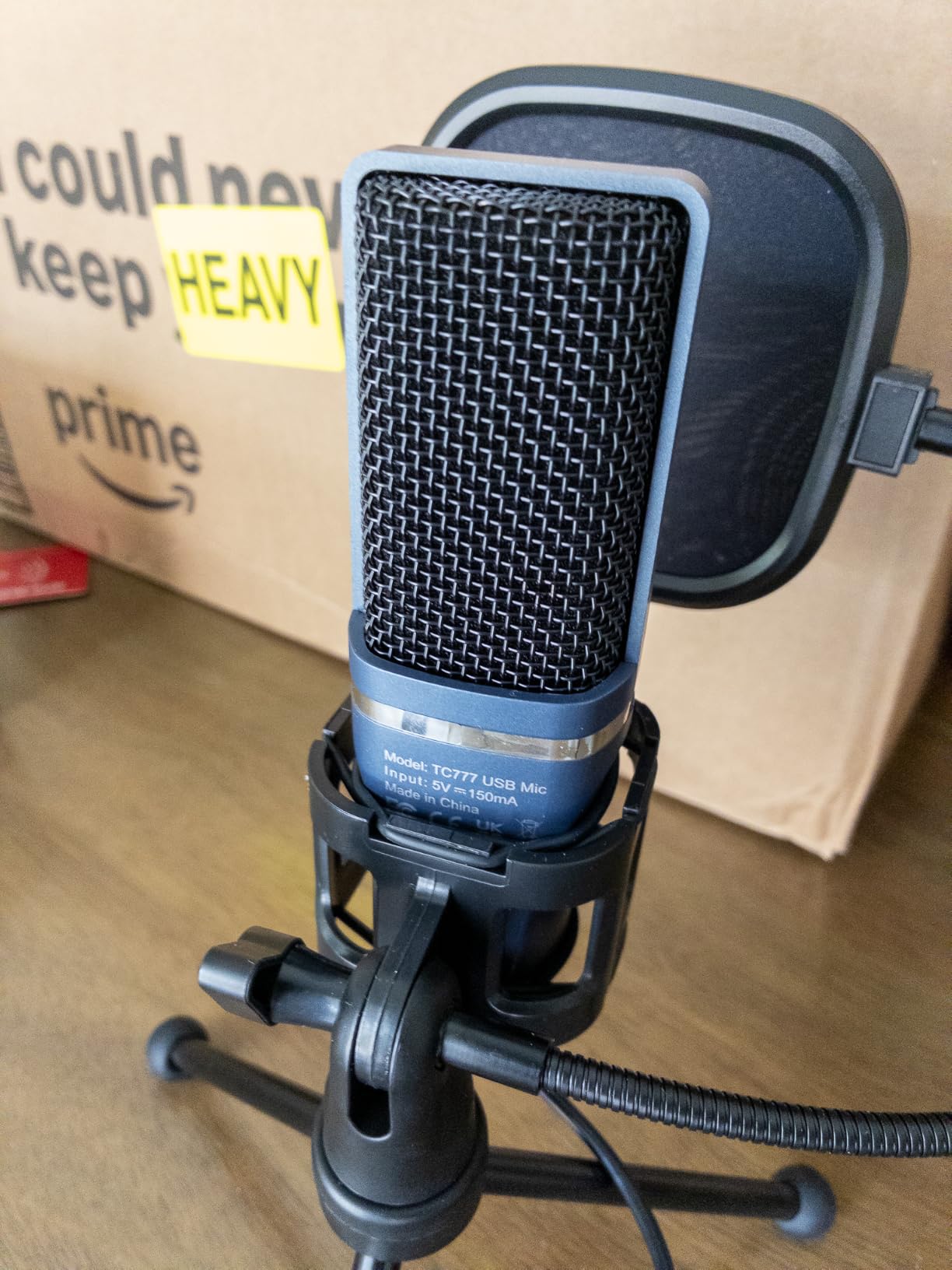 TONOR TC-777 Podcast Microphone, USB Computer Microphone, Cardioid Condenser PC Mic with Tripod Stand and Pop Filter for Podcasting, Streaming, Vocal Recording customer photo 1