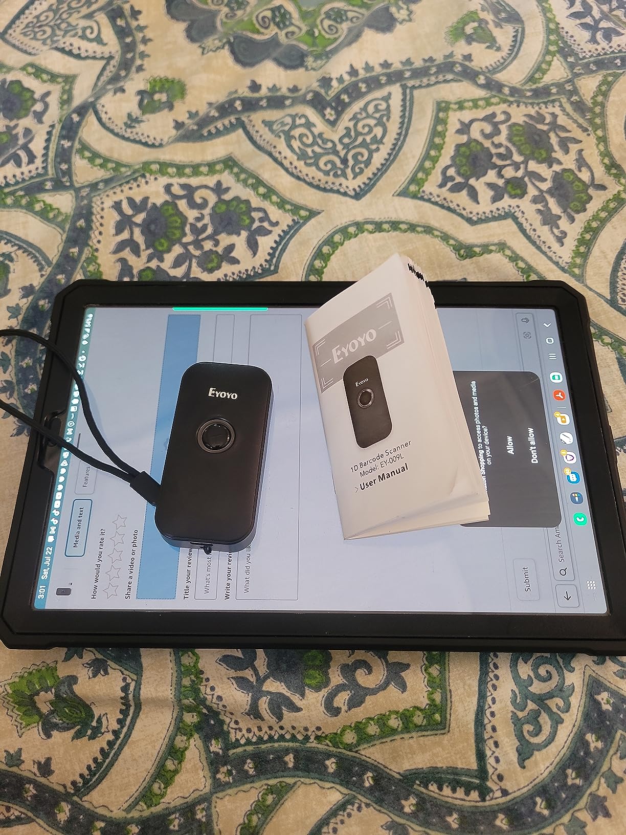 Eyoyo Mini 1D Bluetooth Barcode Scanner customer photo 2
