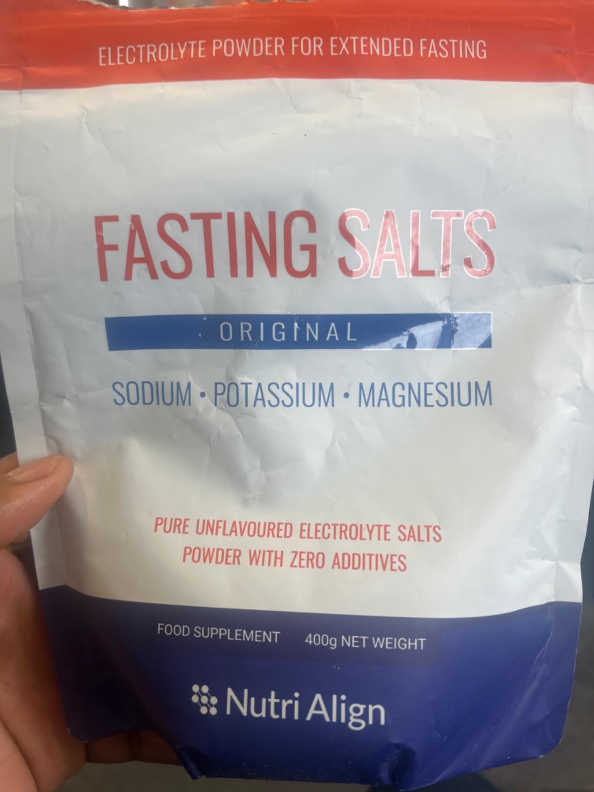 Nutri-Align Fasting Salts Electrolytes Powder | Pure Unflavoured Electrolytes for Extended and Intermittent Fasting | Sugar Free & Filler Free customer photo 1