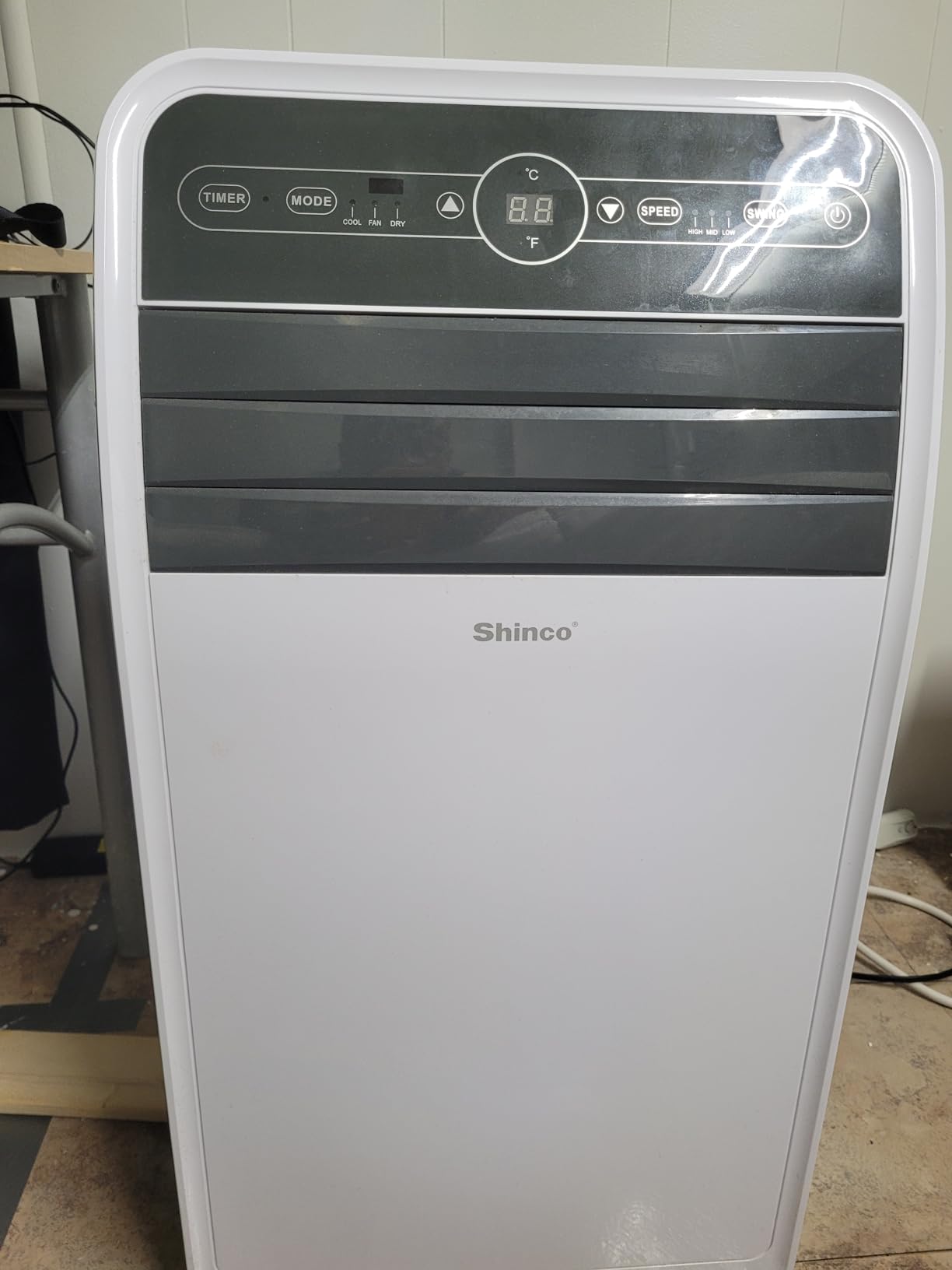 Shinco 12,000 BTU (7,500 BTU SACC) Portable Air Conditioner, Portable AC Unit with Built-in Cool, Dehumidifier&Fan Modes for Room up to 450 sq.ft, with Remote Control, 24 Hour Timer, Installation Kit customer photo 2